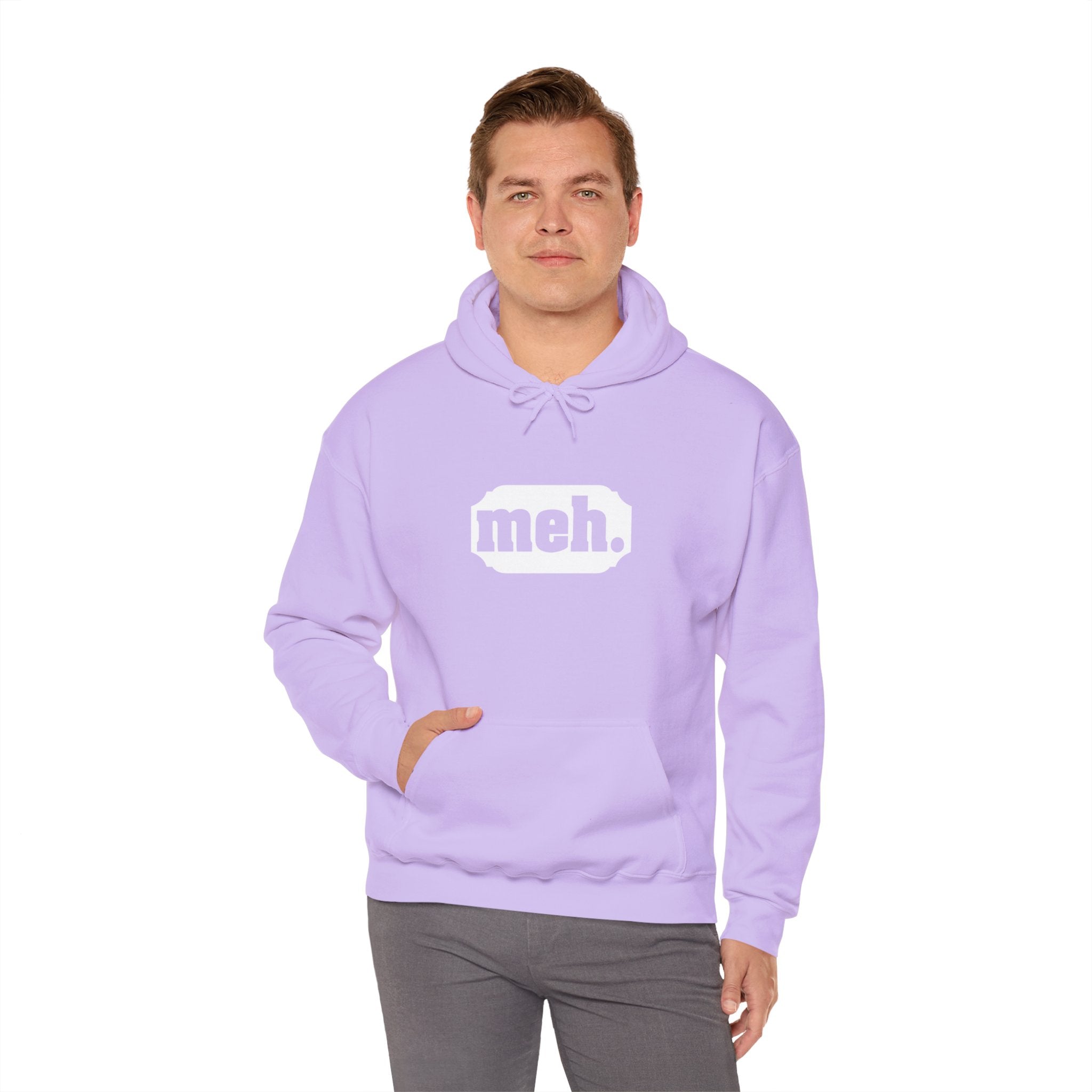"Meh" Hoodie for Laid-Back Causal Outfit