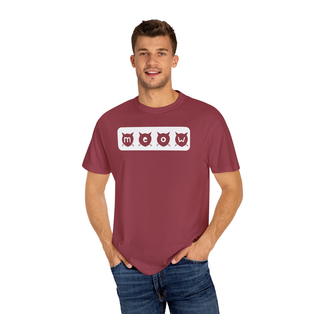 Cat Lover's Meow Unisex T-shirt, Soft Casual Tee