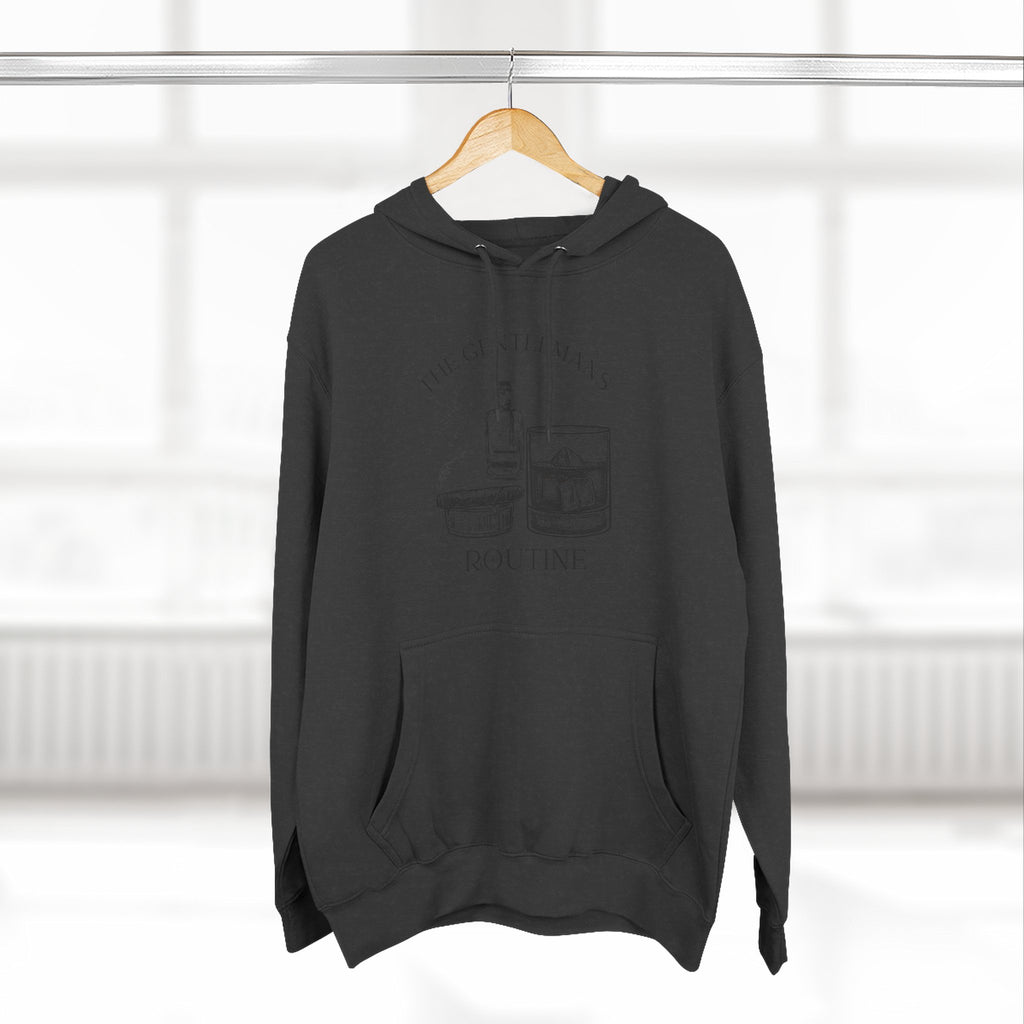 The Gentleman's Routine Cigar & Whiskey Cozy Fleece Hoodie