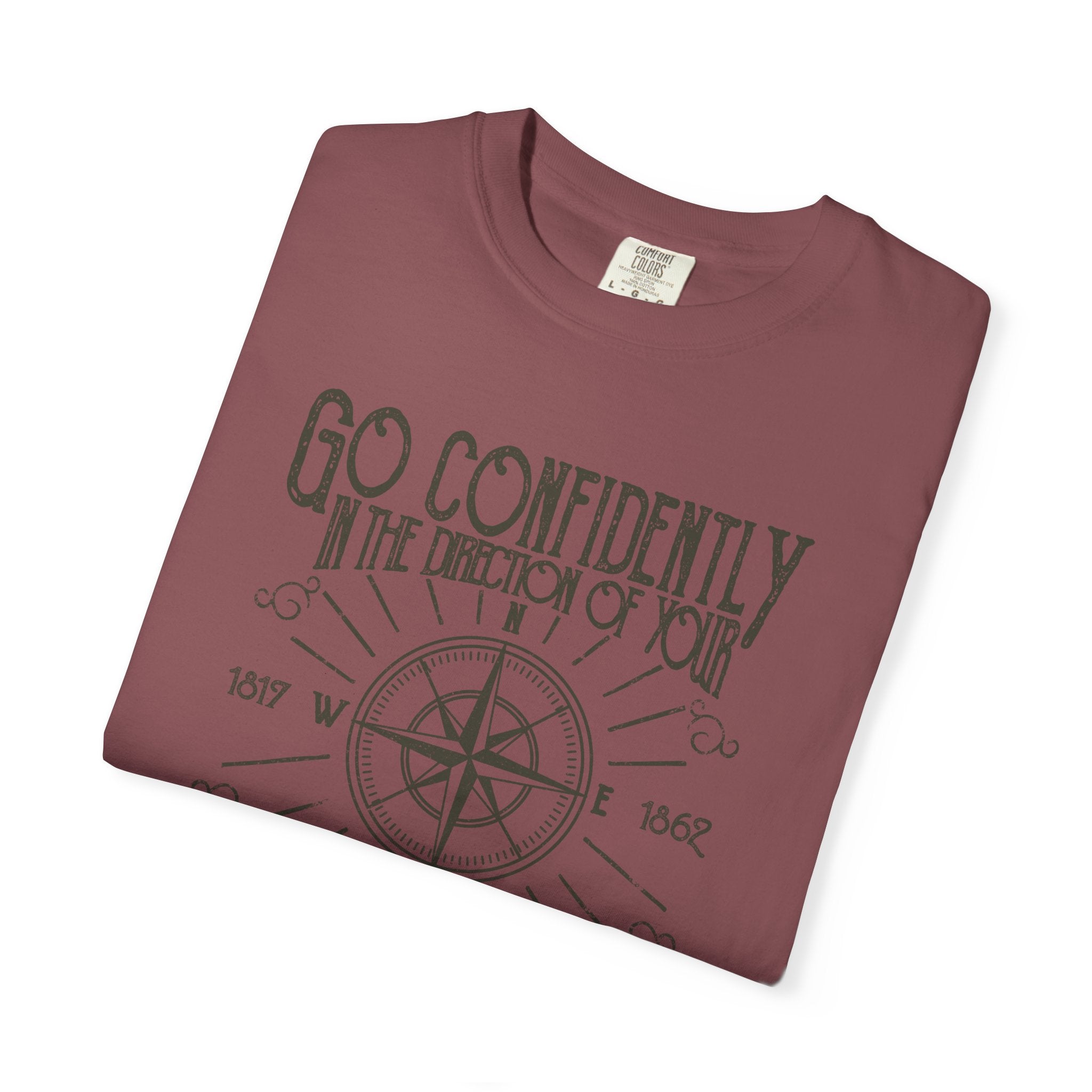 Inspirational T-shirt, Go Confidently in the Direction of Your Dreams Tee, Unisex Motivational Shirt