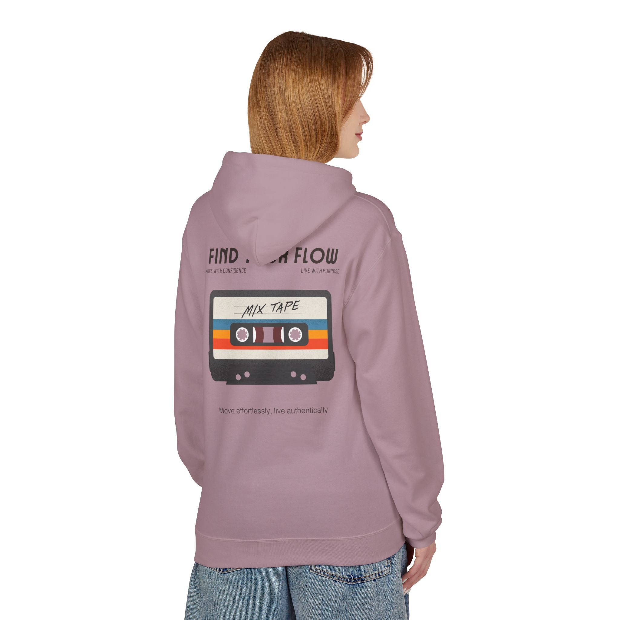 Find Your Flow Retro Mix Tape Hoodie