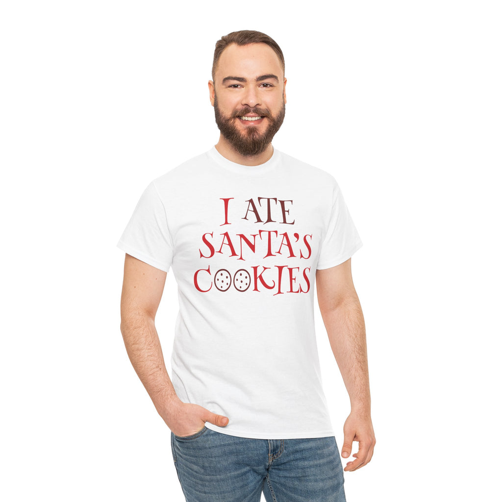 I Ate Santa's Cookies Christmas Tee — Funny Holiday Kids & Adult T-Shirt