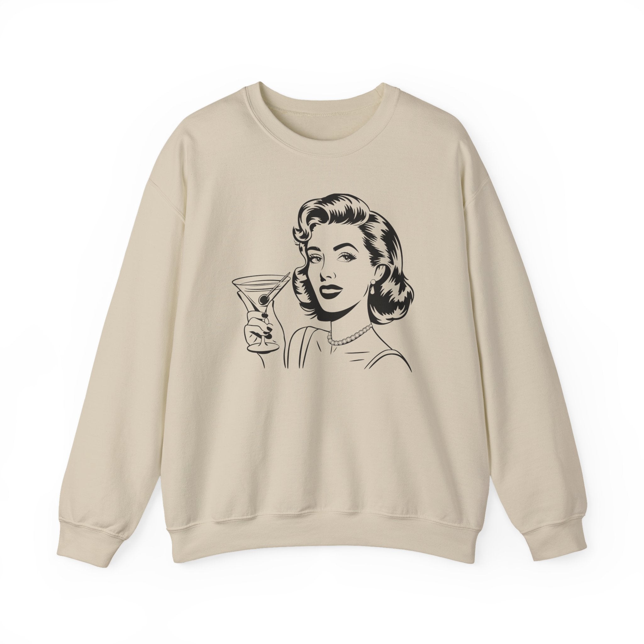 Glamour Girl Crewneck Sweatshirt Vintage Style