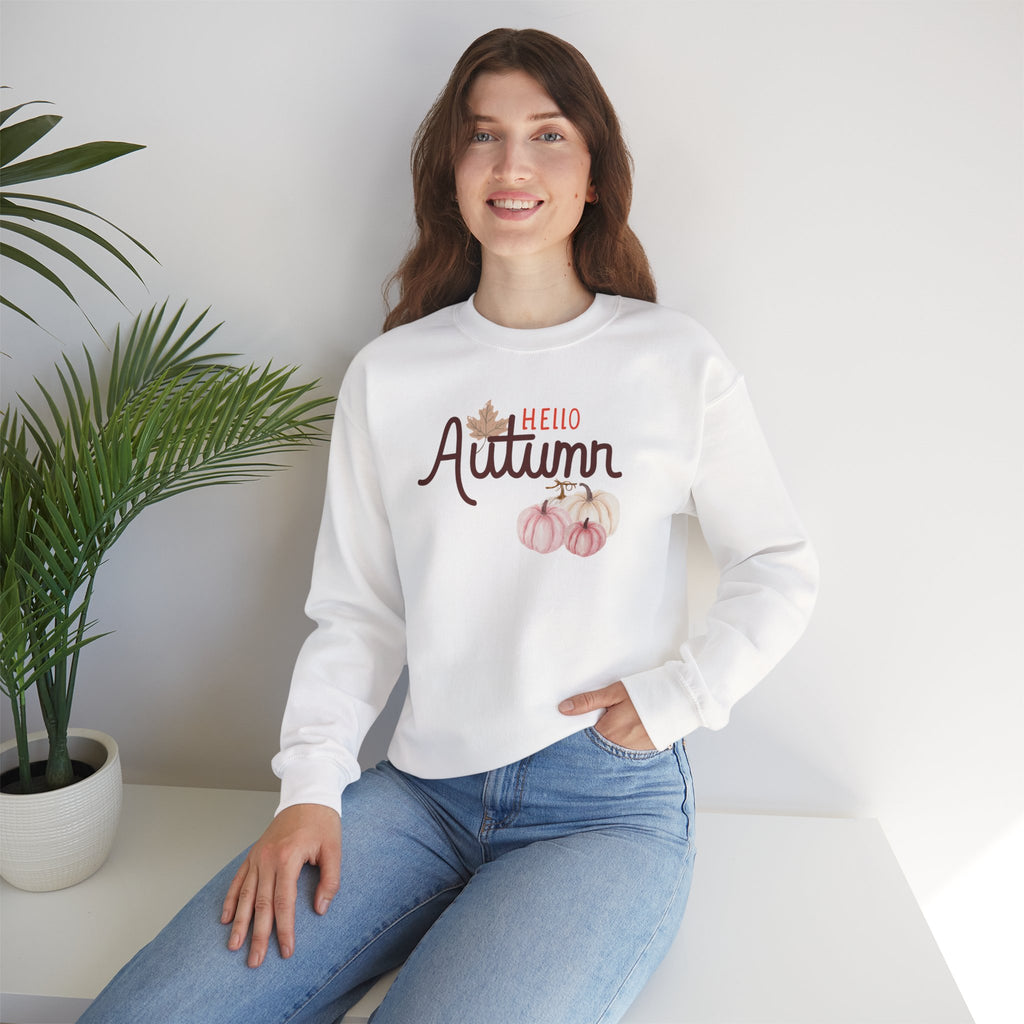 Hello Autumn Heavy Crewneck Sweatshirt