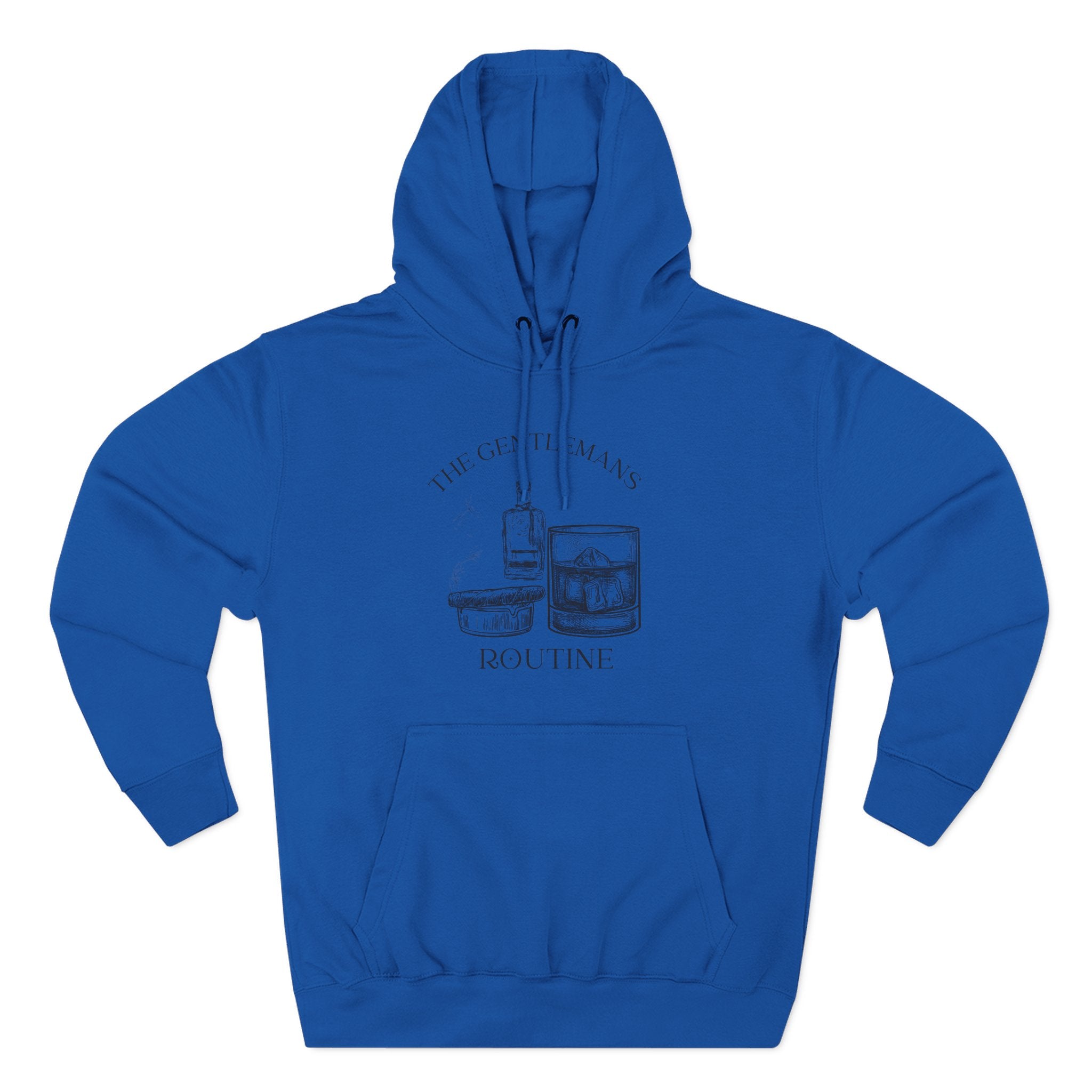 The Gentleman's Routine Cigar & Whiskey Cozy Fleece Hoodie