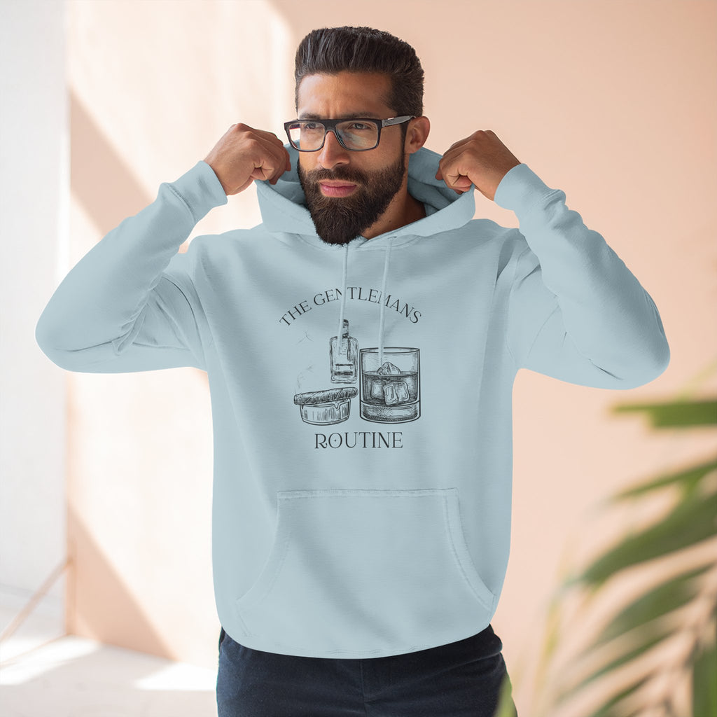 The Gentleman's Routine Cigar & Whiskey Cozy Fleece Hoodie
