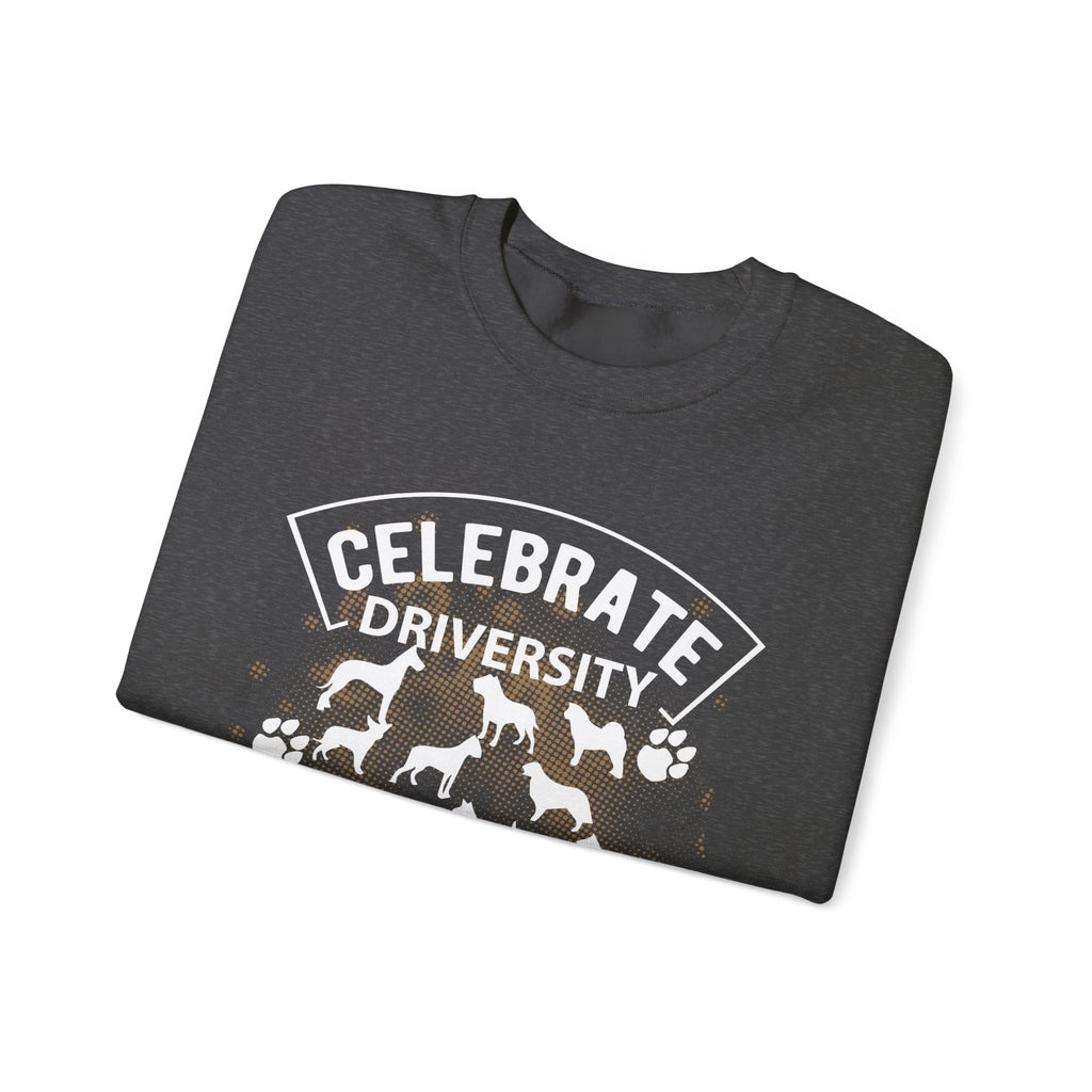 Celebrate Diversity Dog Breeds Crewneck Sweatshirt