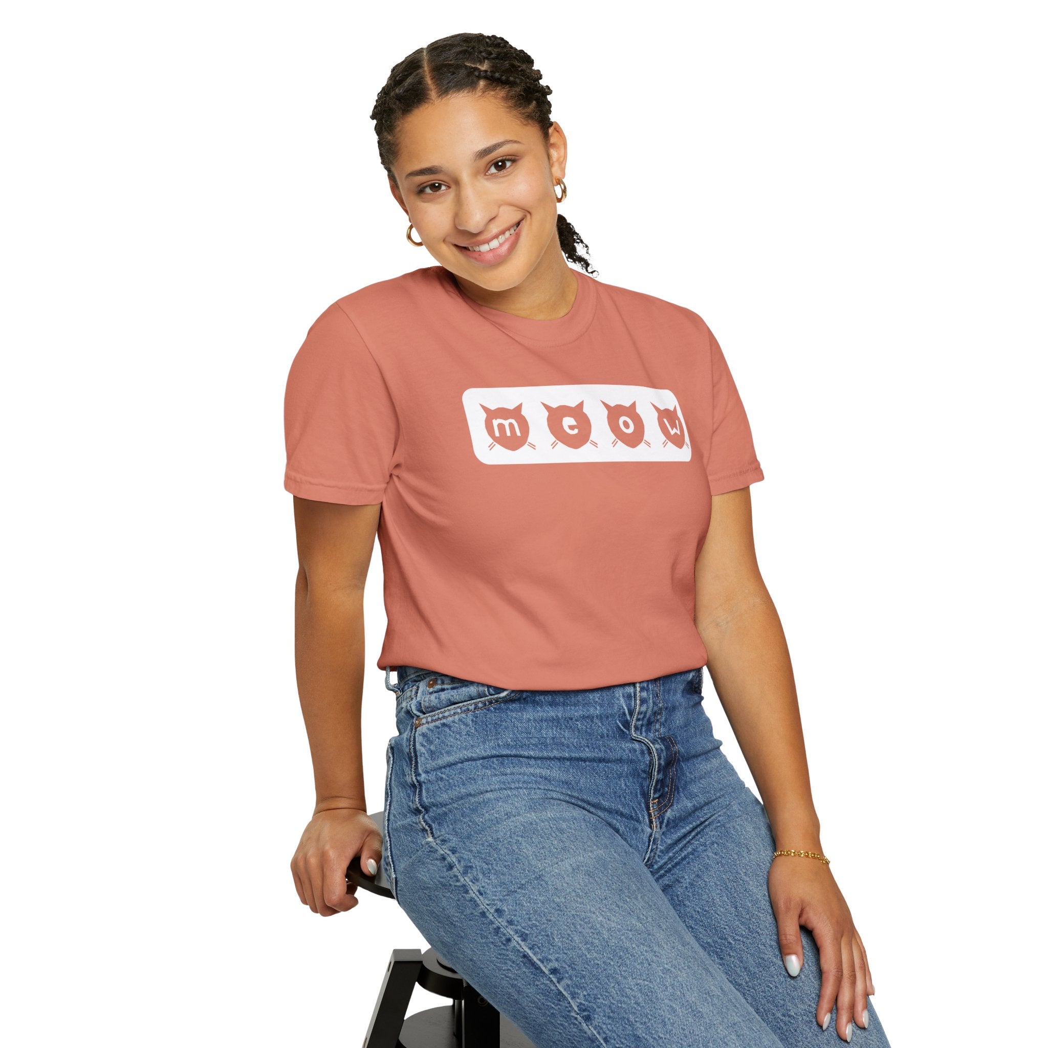 Cat Lover's Meow Unisex T-shirt, Soft Casual Tee