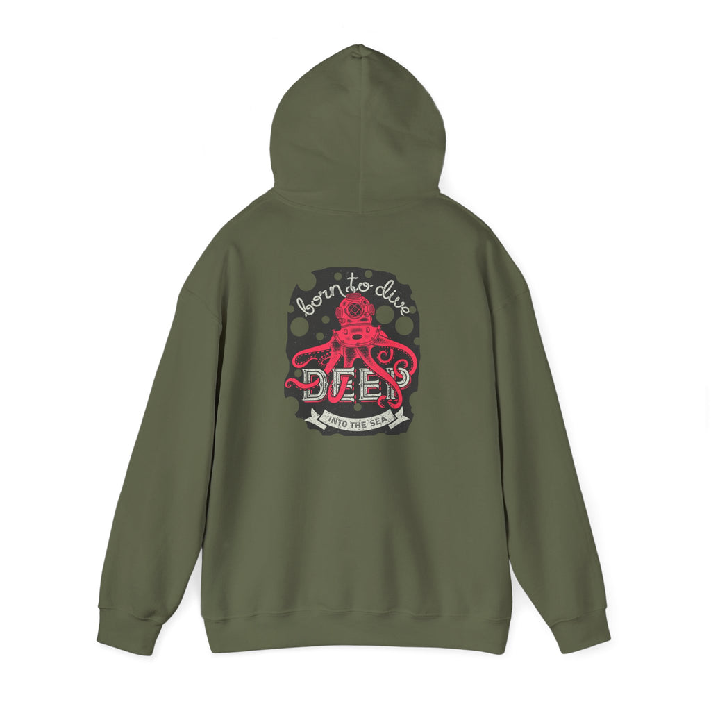 Adult Hoodie Deep Dive Octopus-Themed Hoodie