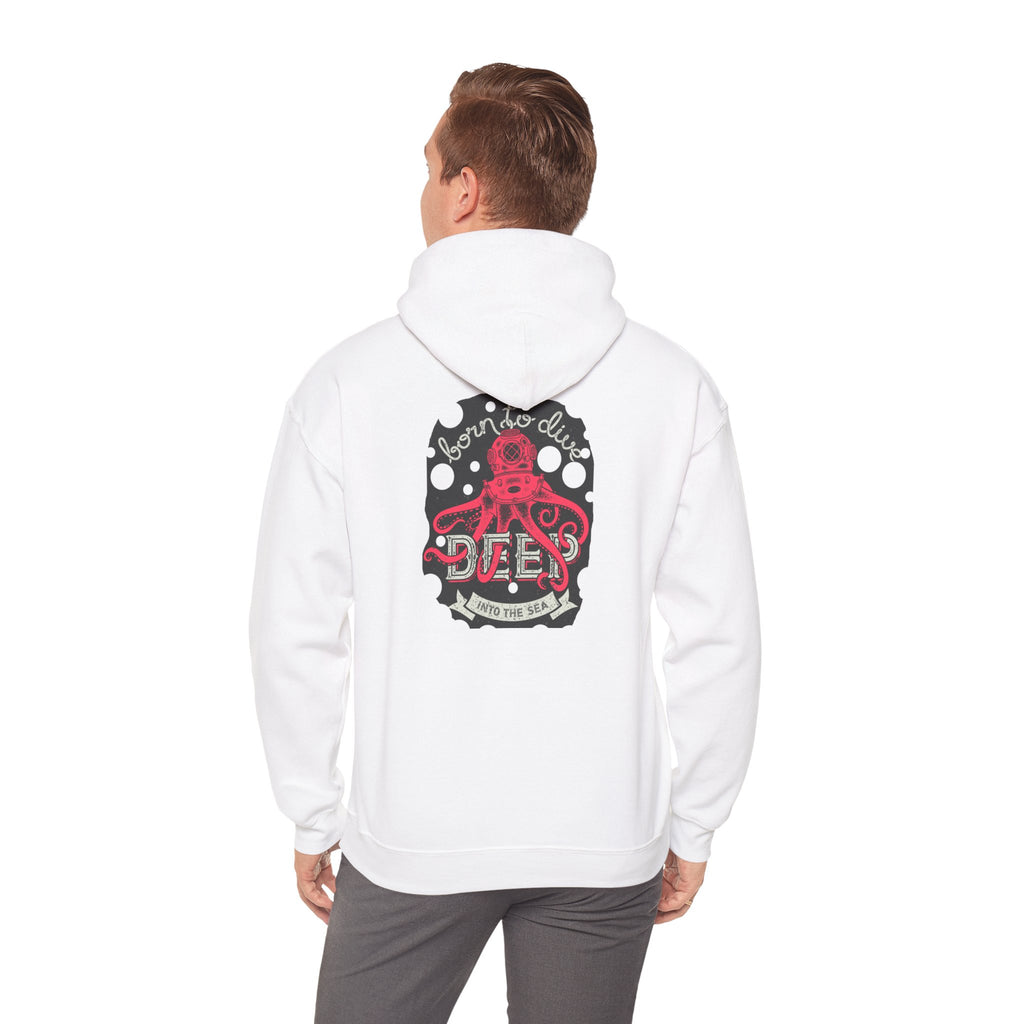 Adult Hoodie Deep Dive Octopus-Themed Hoodie