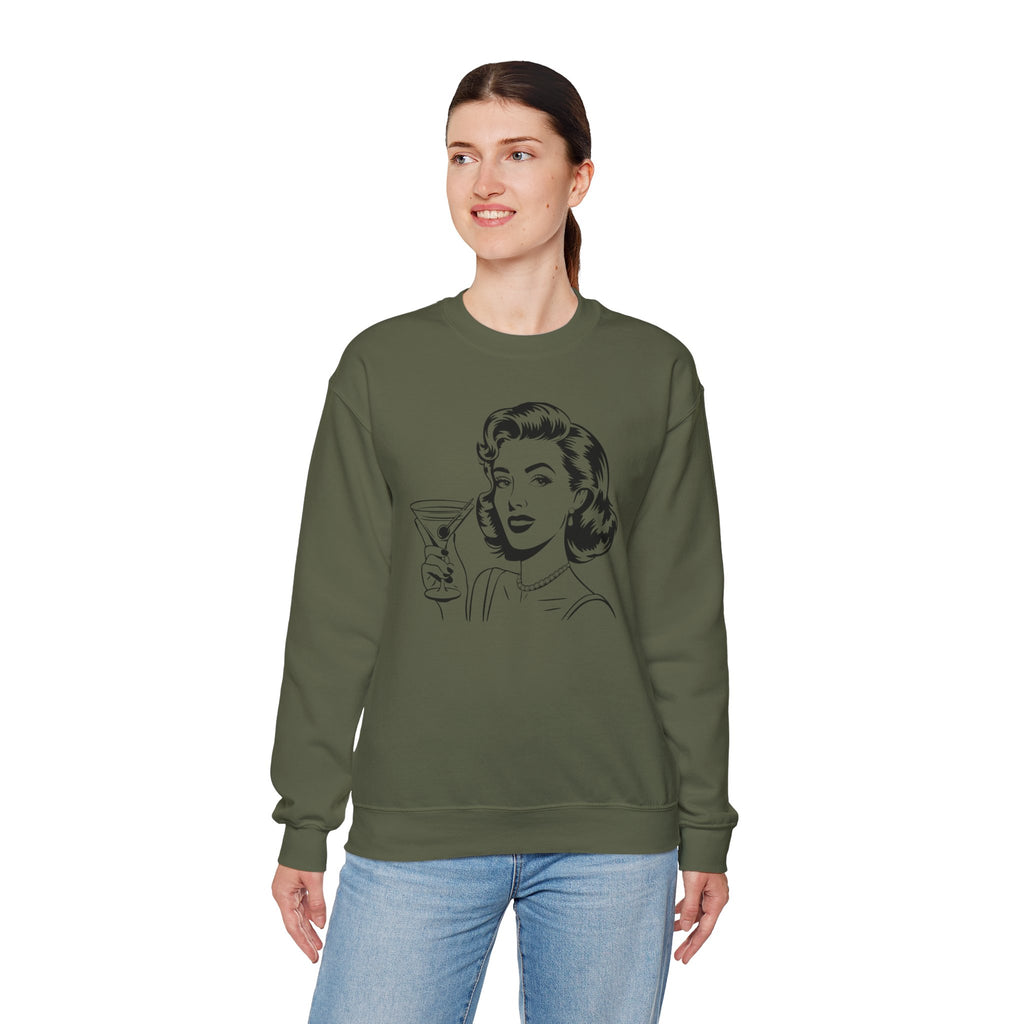 Glamour Girl Crewneck Sweatshirt Vintage Style