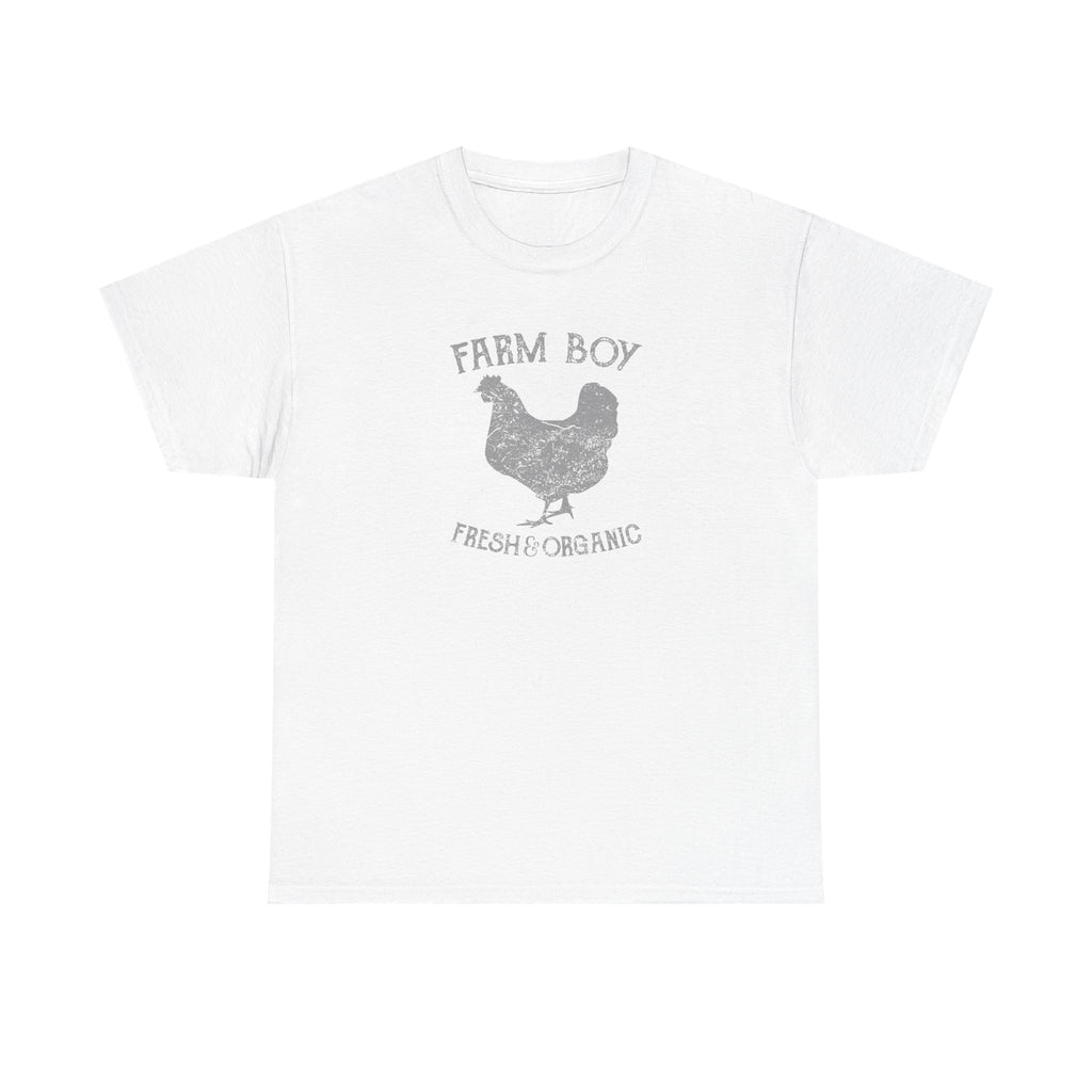 Farm Boy Fresh & Organic Heavy Cotton Tee - Country Style T-Shirt