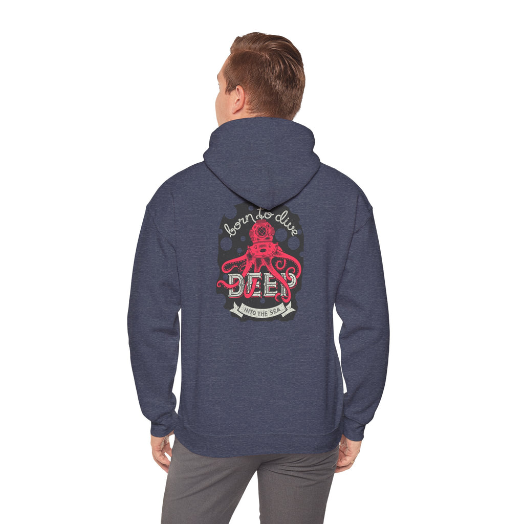 Adult Hoodie Deep Dive Octopus-Themed Hoodie