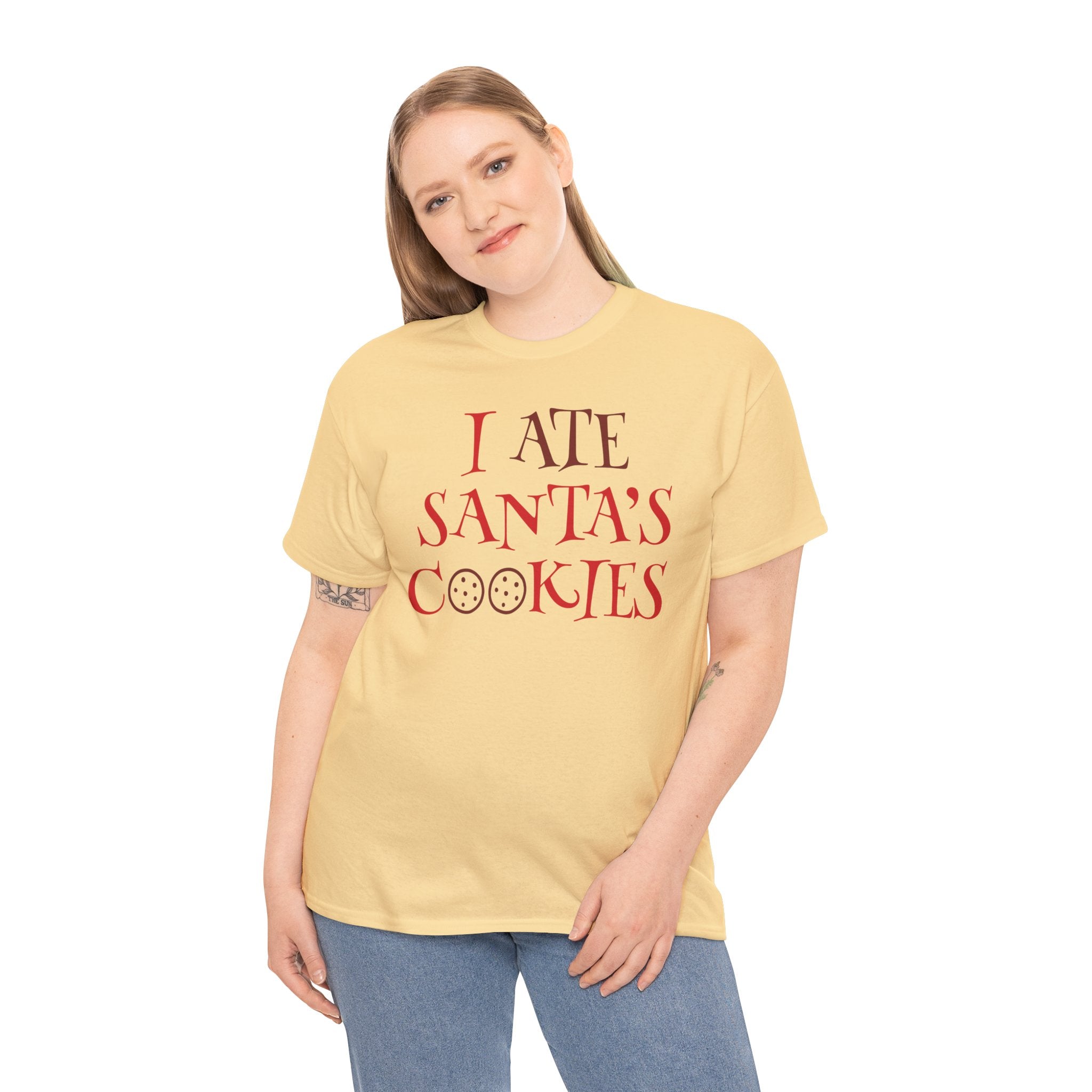 I Ate Santa's Cookies Christmas Tee — Funny Holiday Kids & Adult T-Shirt