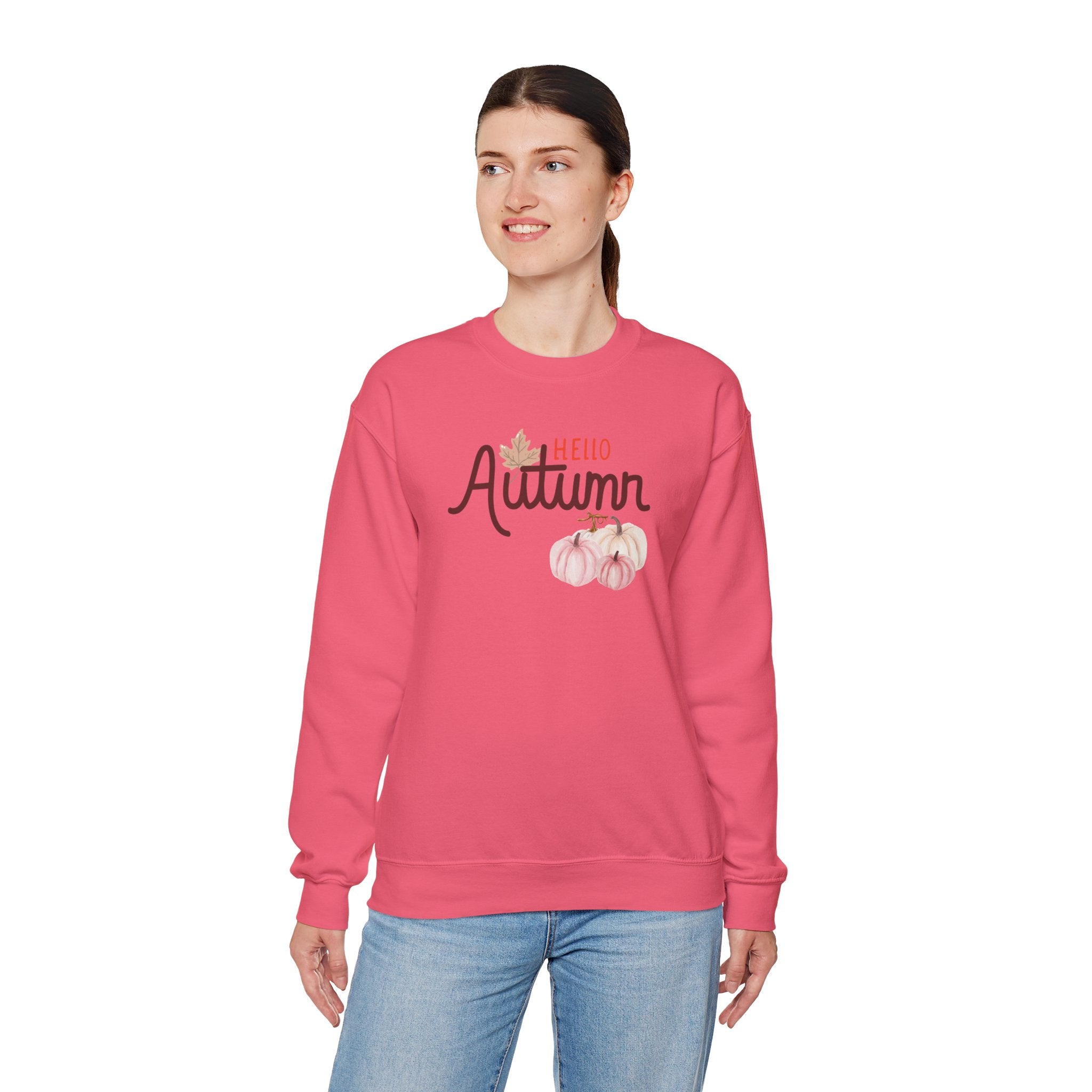 Hello Autumn Heavy Crewneck Sweatshirt