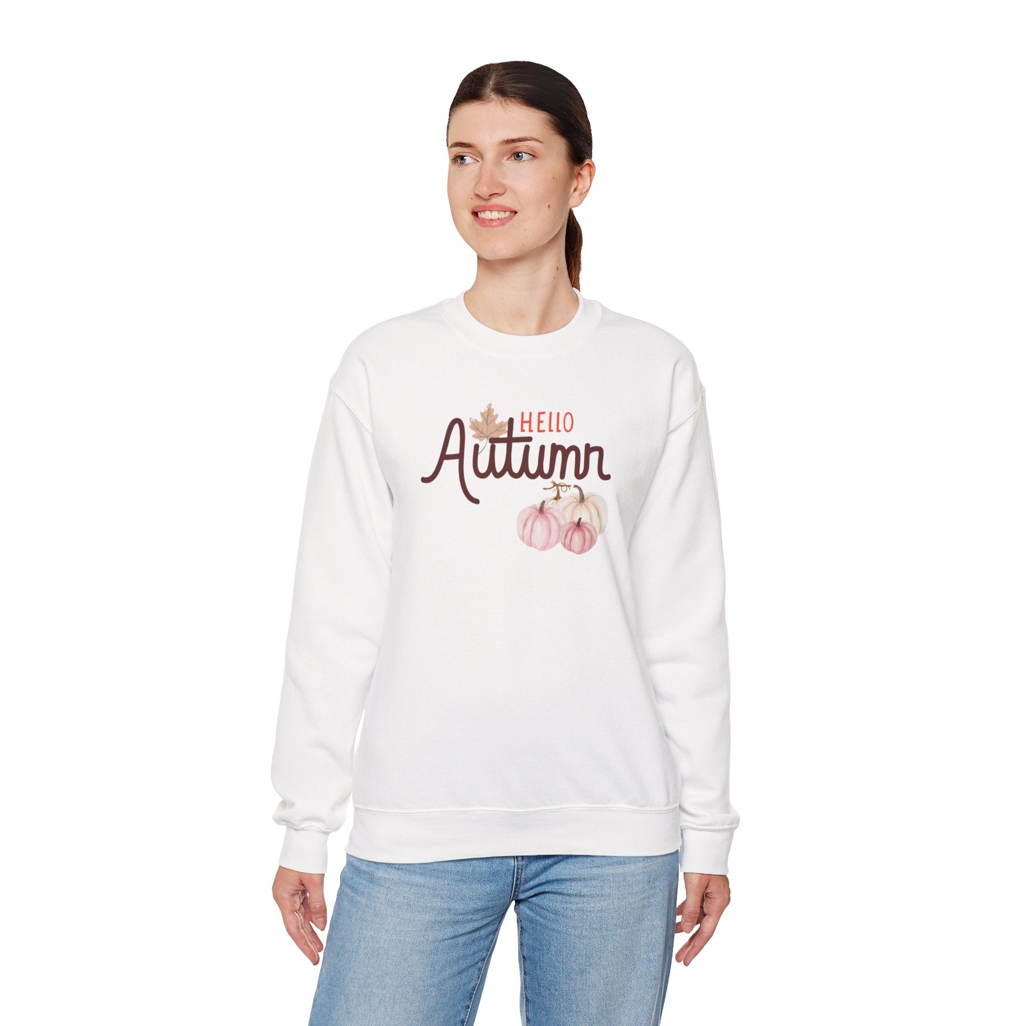 Hello Autumn Heavy Crewneck Sweatshirt