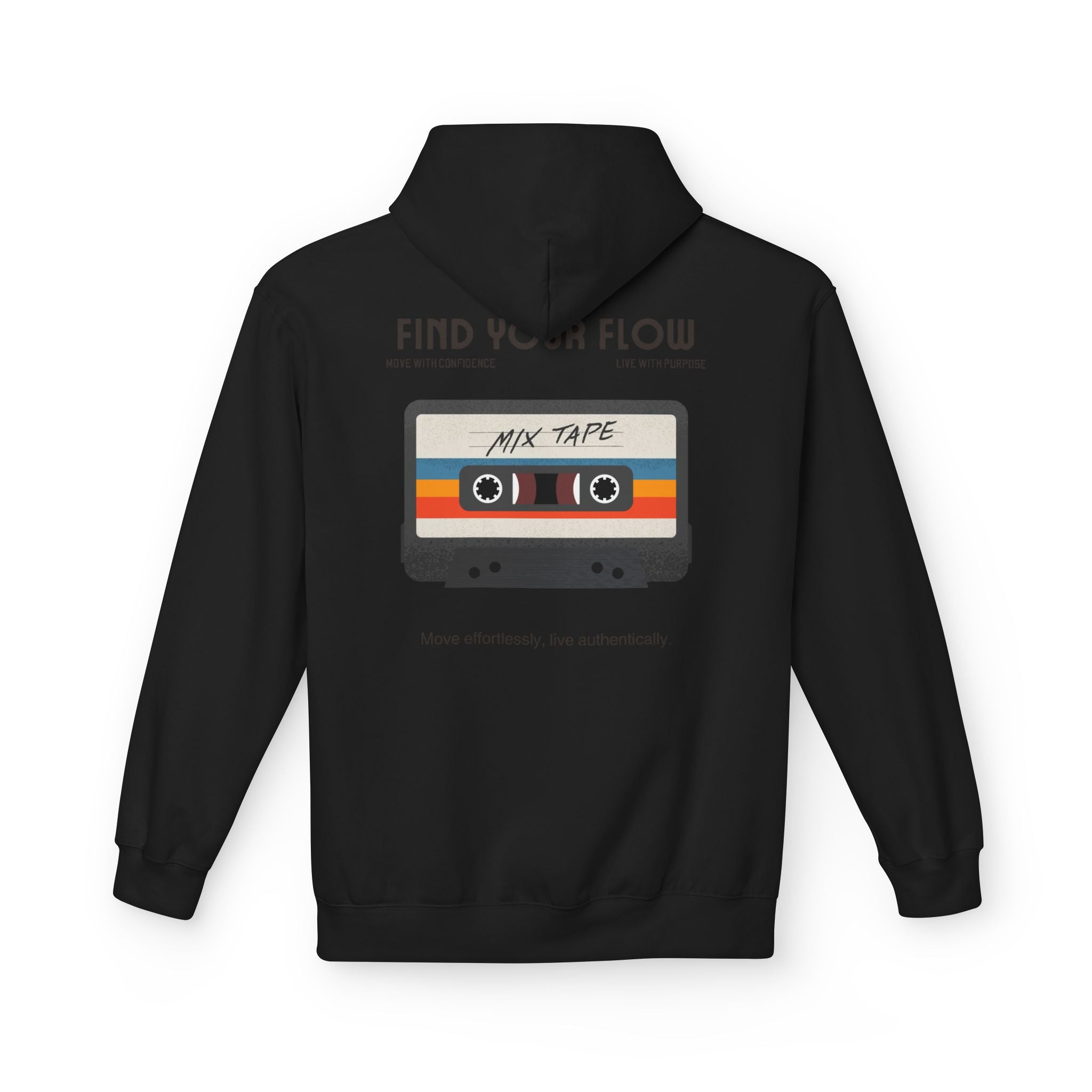 Find Your Flow Retro Mix Tape Hoodie