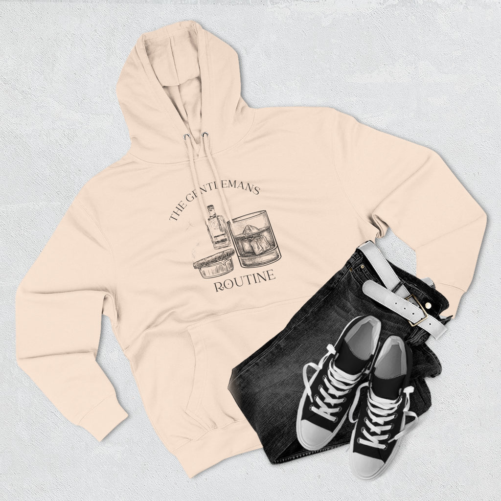 The Gentleman's Routine Cigar & Whiskey Cozy Fleece Hoodie