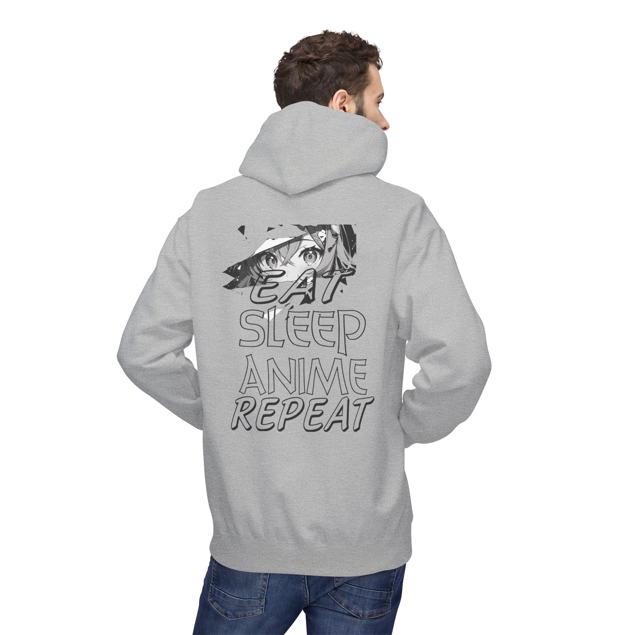 Eat Sleep Anime Repeat Hoodie
