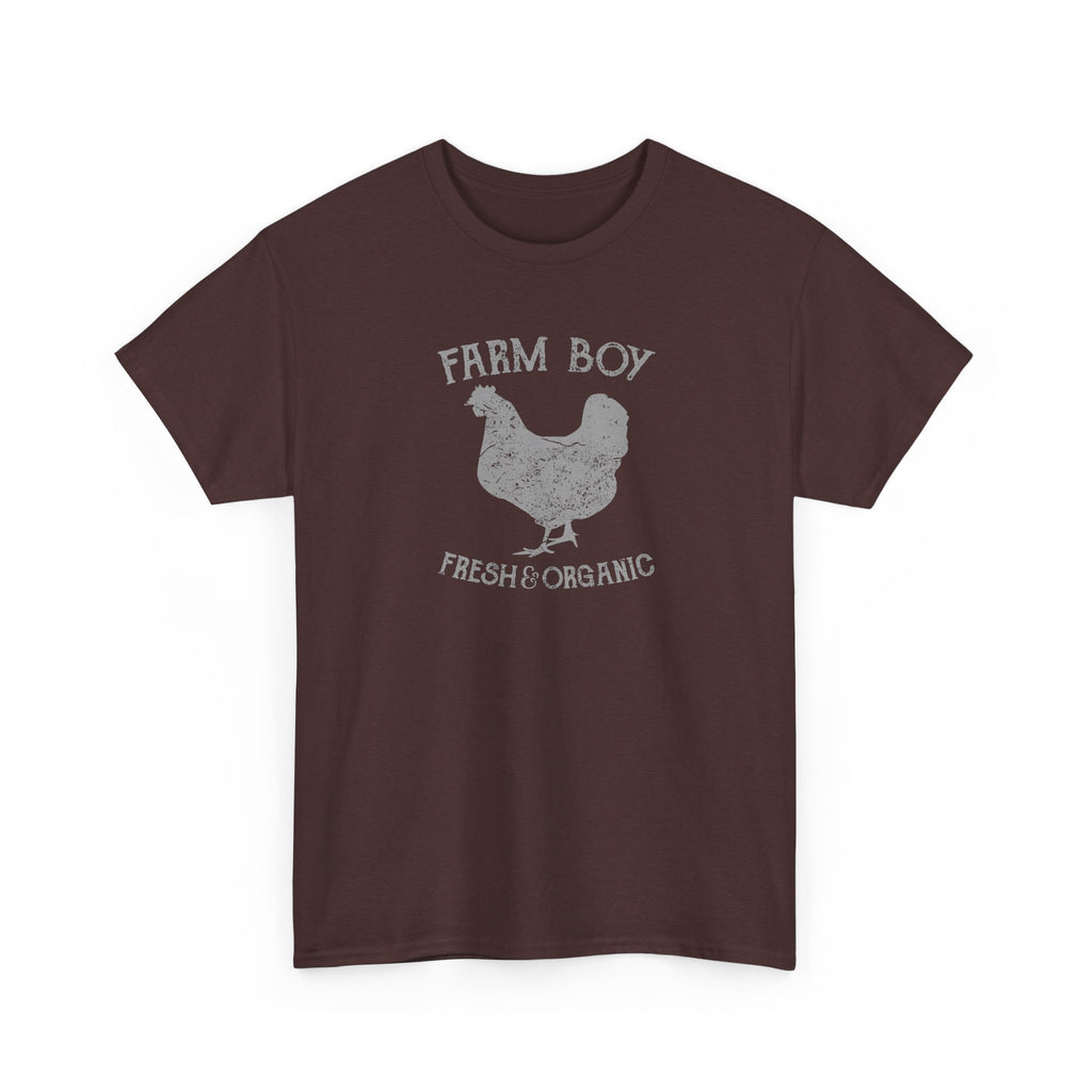 Farm Boy Fresh & Organic Heavy Cotton Tee - Country Style T-Shirt