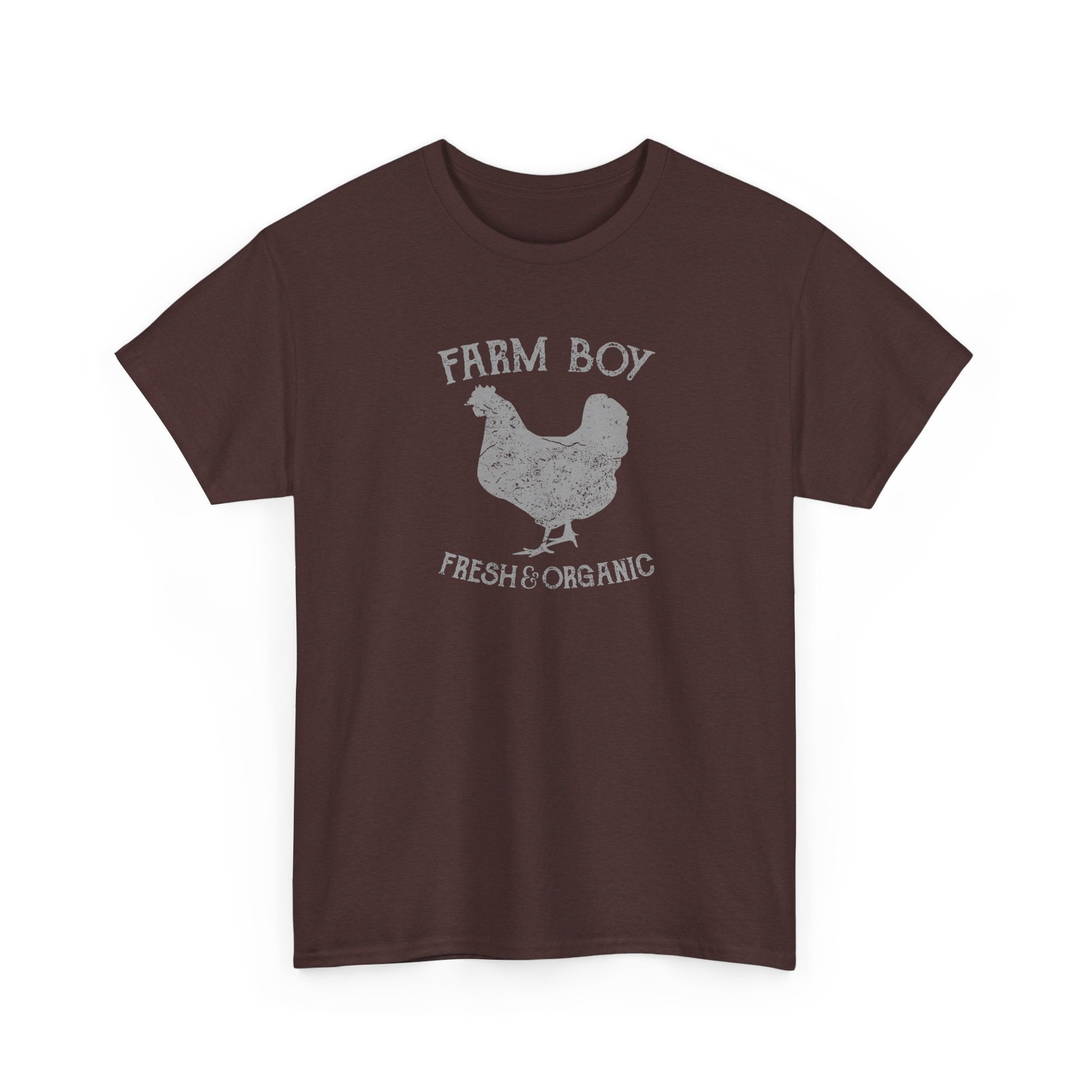 Farm Boy Fresh & Organic Heavy Cotton Tee - Country Style T-Shirt