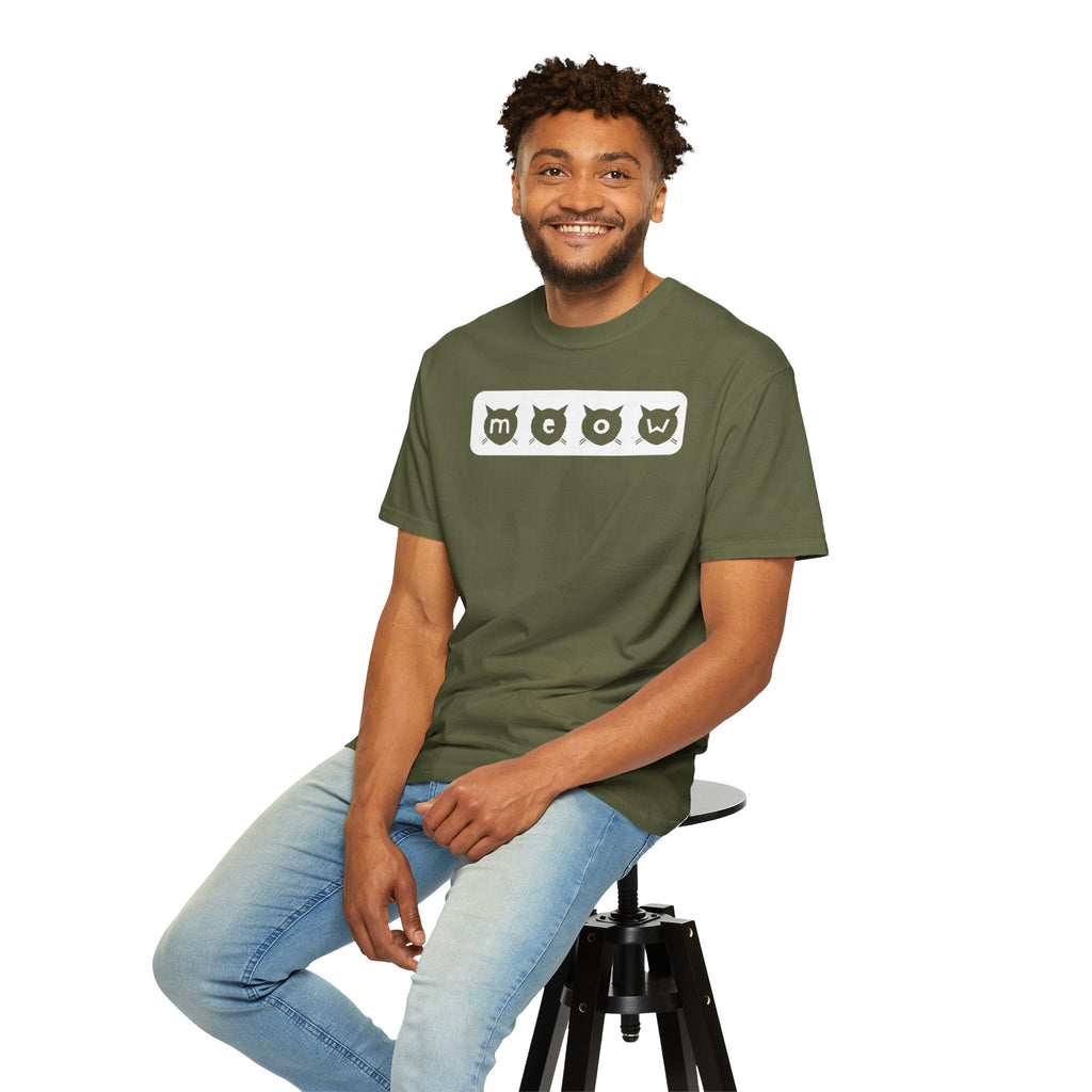 Cat Lover's Meow Unisex T-shirt, Soft Casual Tee