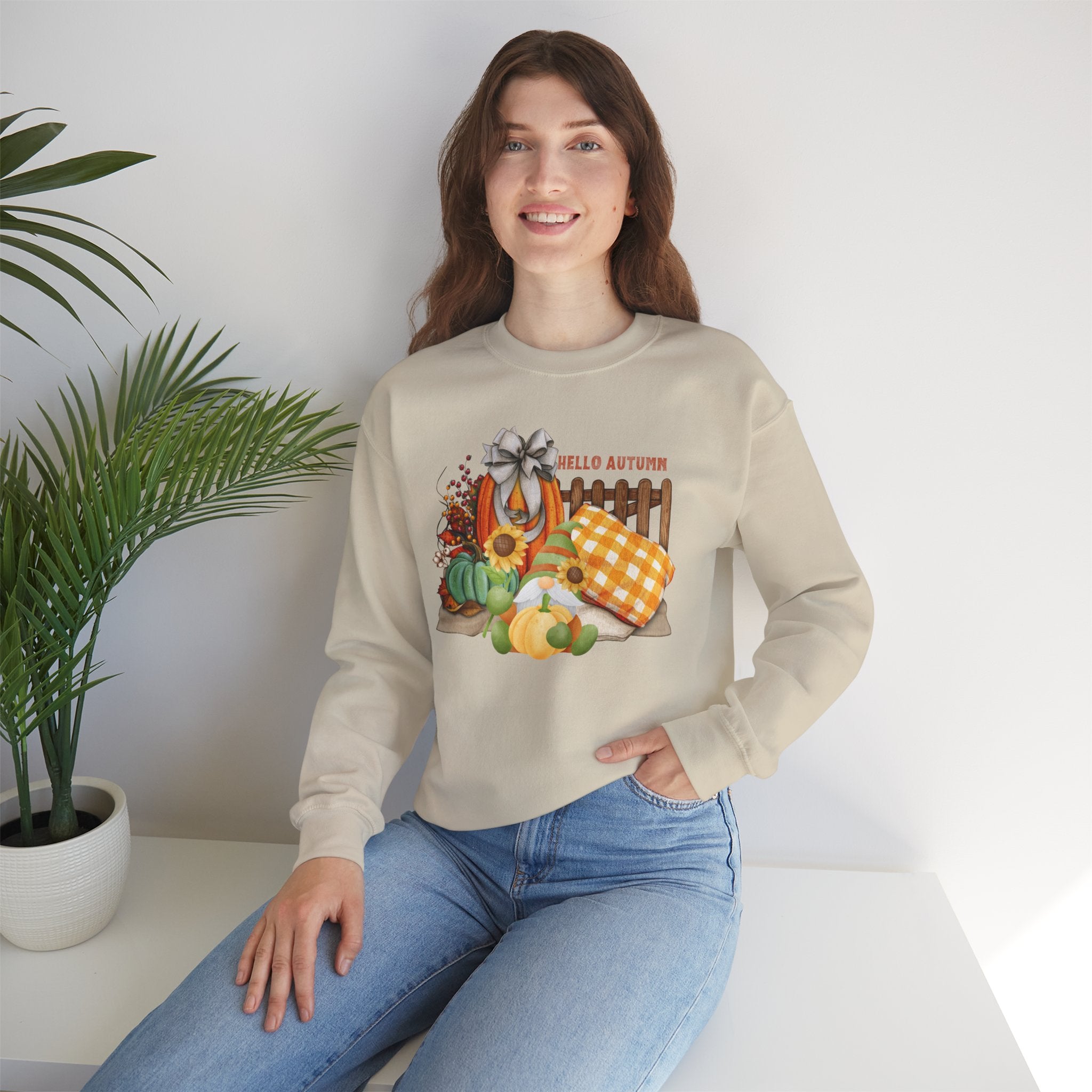Hello Autumn Gnome Vibes Sweatshirt