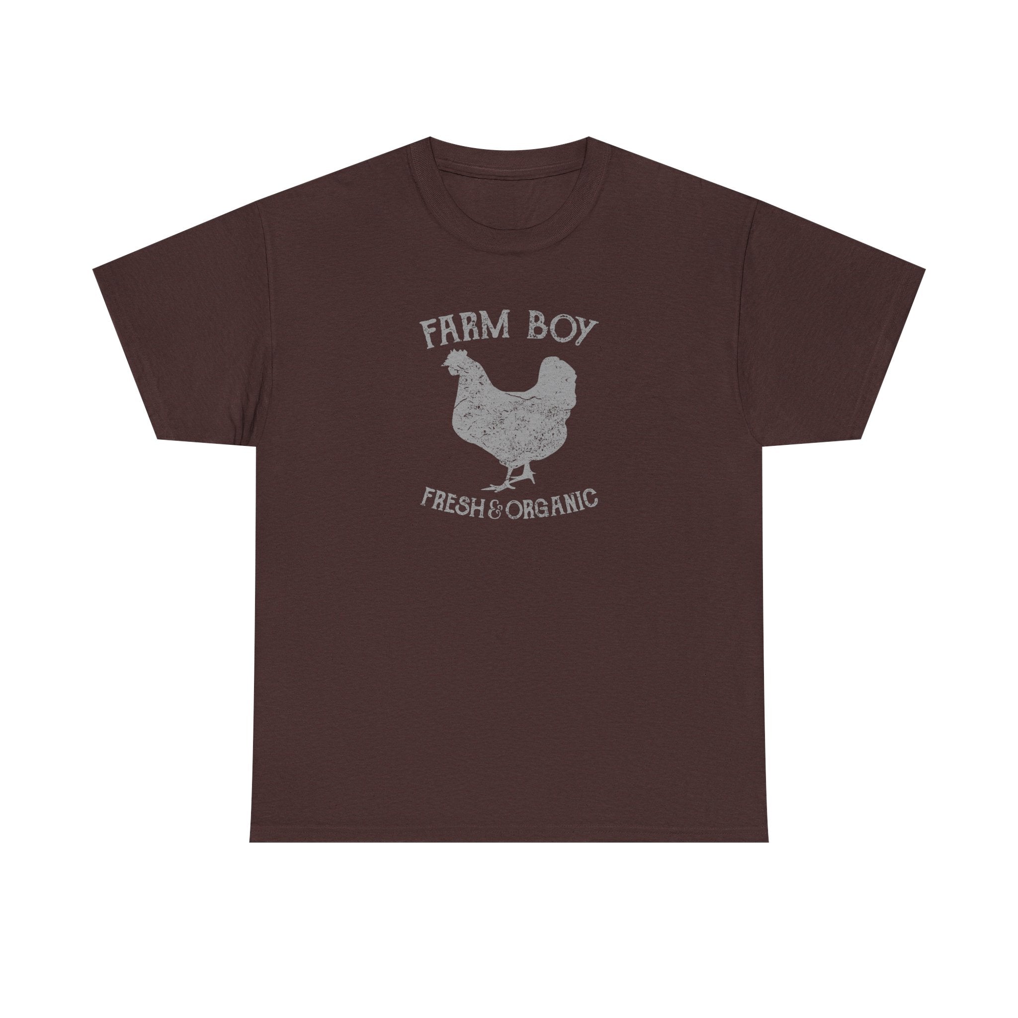 Farm Boy Fresh & Organic Heavy Cotton Tee - Country Style T-Shirt