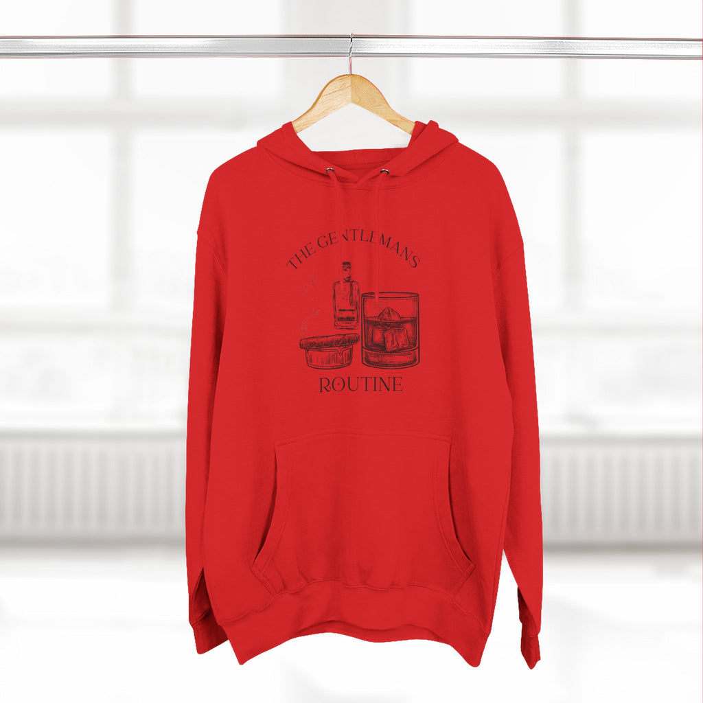 The Gentleman's Routine Cigar & Whiskey Cozy Fleece Hoodie