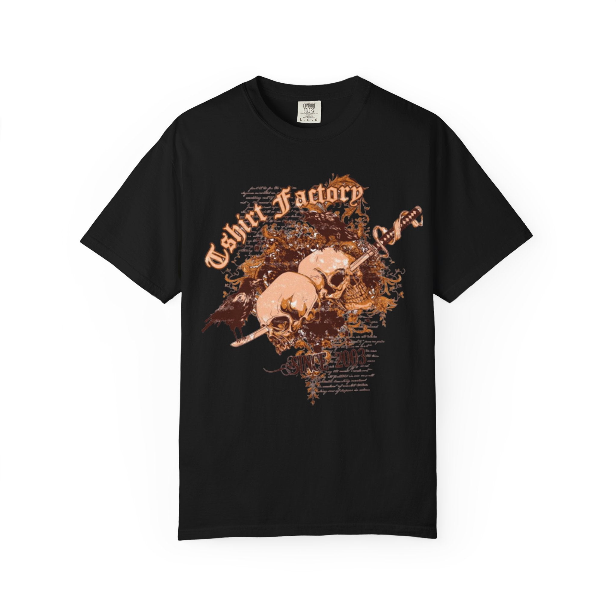 Skull & Raven Graphic Tee — Urban Glory Vintage Rock T-Shirt