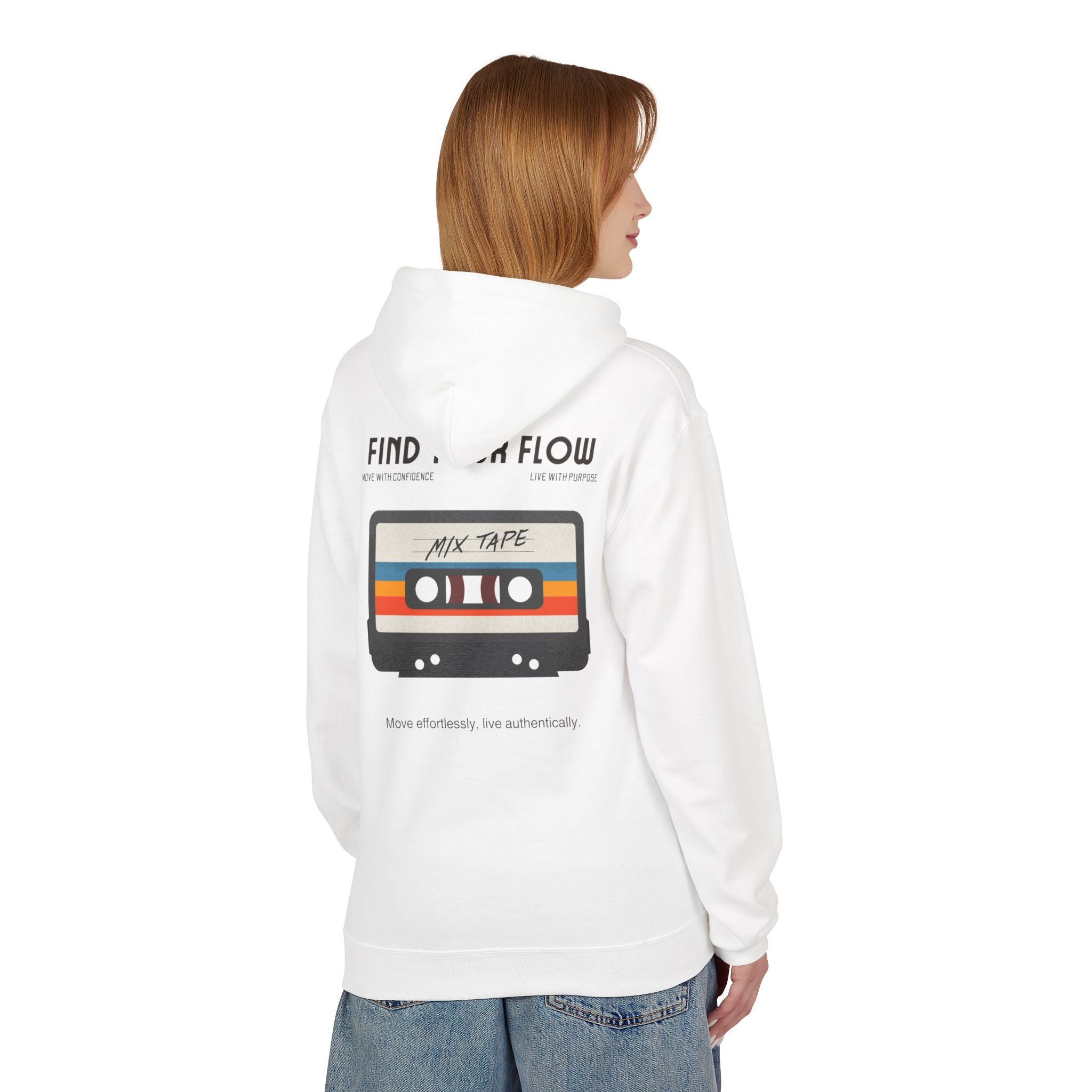 Find Your Flow Retro Mix Tape Hoodie