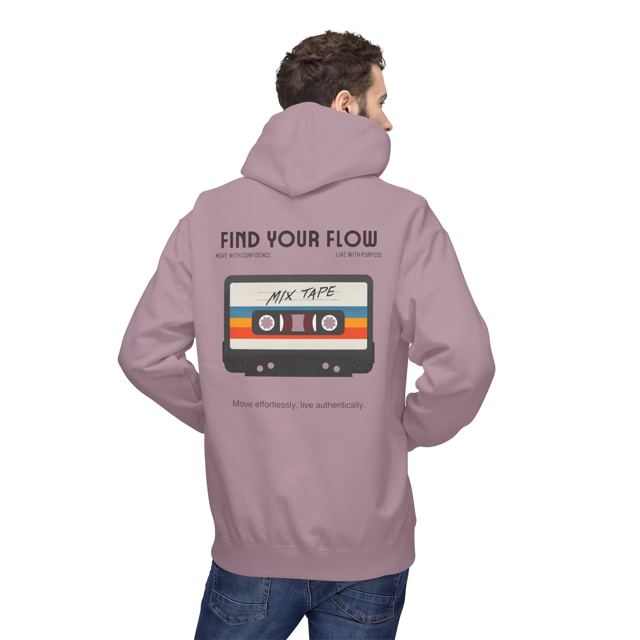 Find Your Flow Retro Mix Tape Hoodie