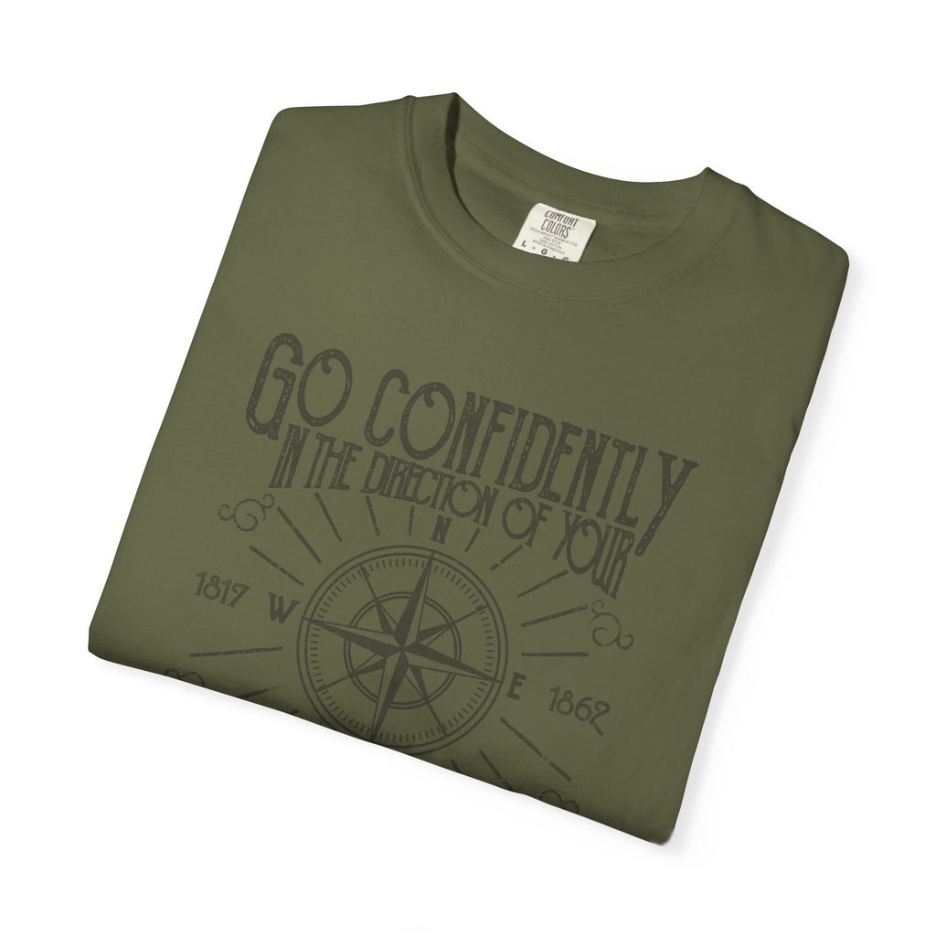 Inspirational T-shirt, Go Confidently in the Direction of Your Dreams Tee, Unisex Motivational Shirt