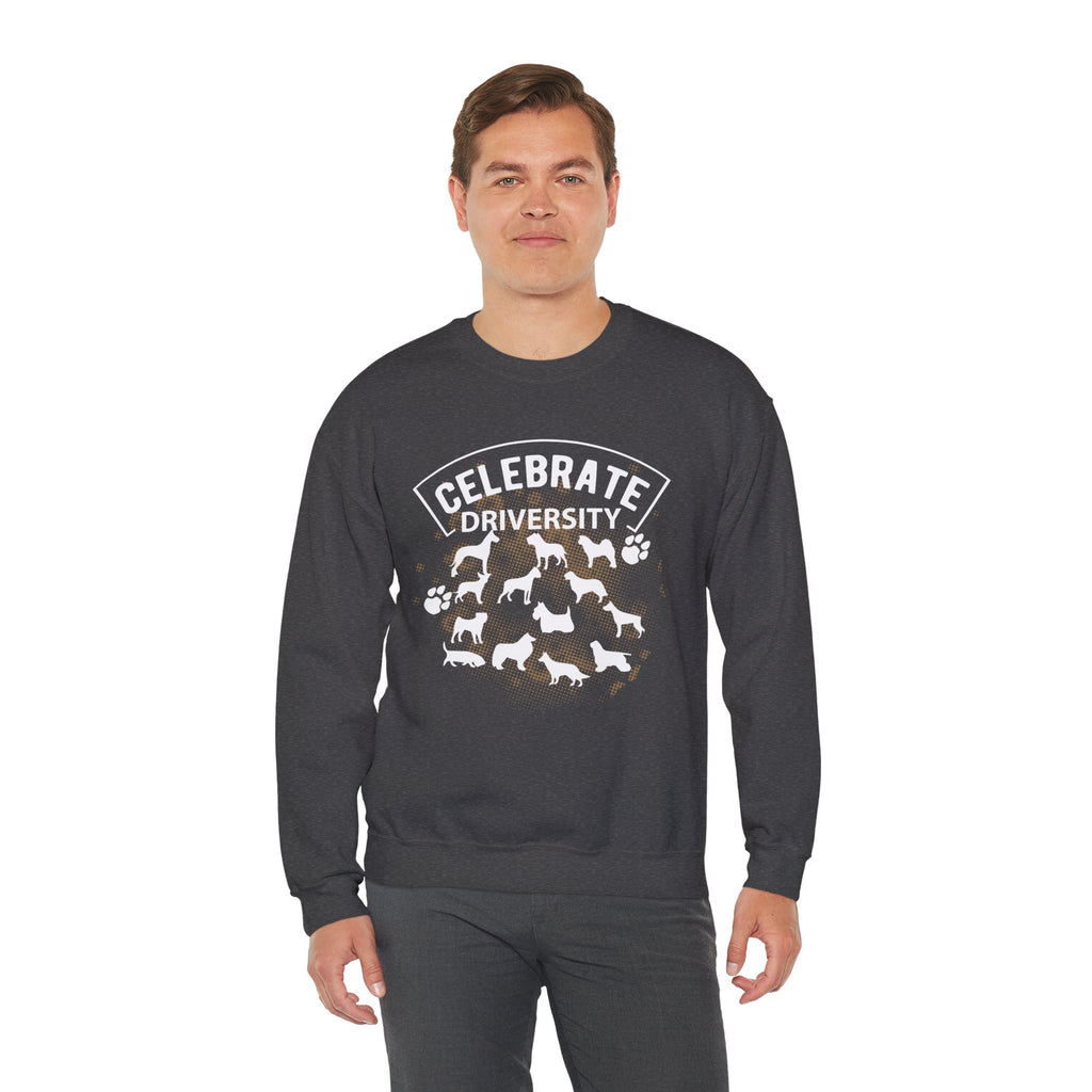 Celebrate Diversity Dog Breeds Crewneck Sweatshirt