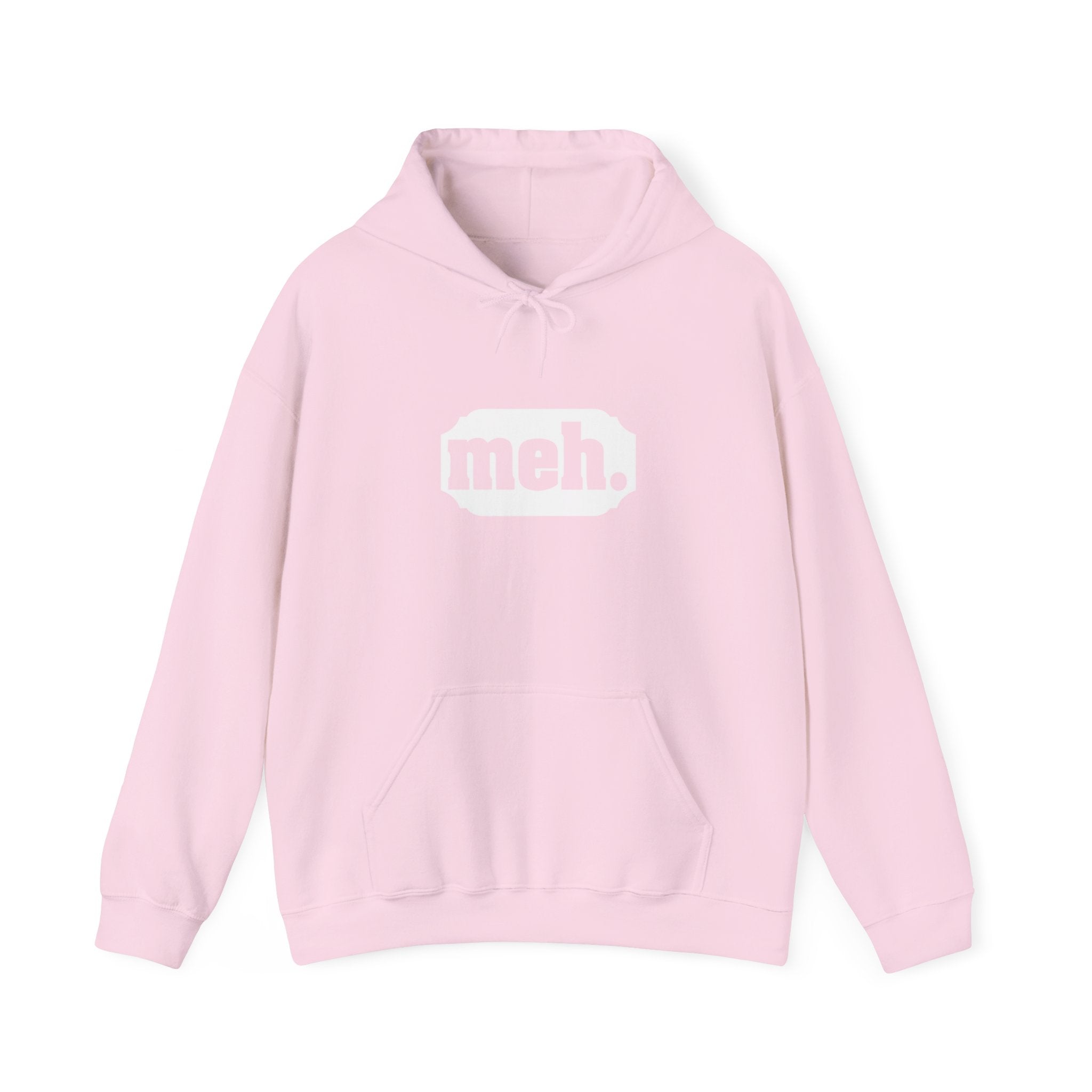 "Meh" Hoodie for Laid-Back Causal Outfit