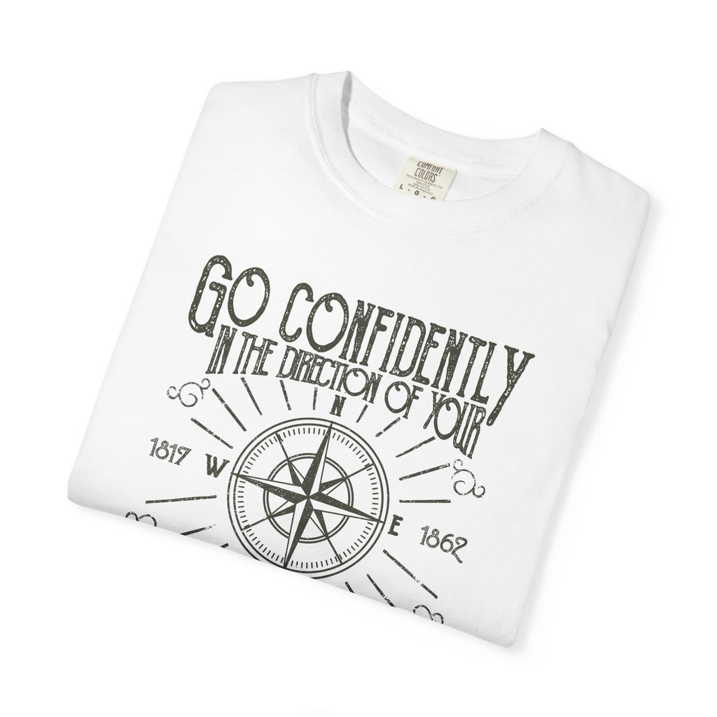 Inspirational T-shirt, Go Confidently in the Direction of Your Dreams Tee, Unisex Motivational Shirt