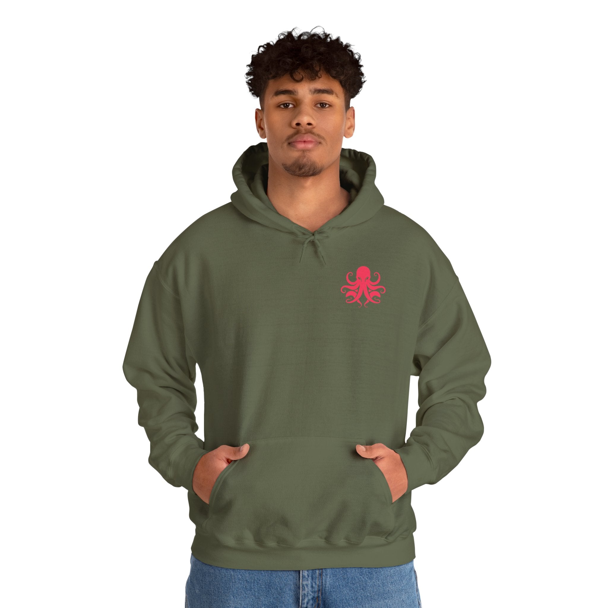 Adult Hoodie Deep Dive Octopus-Themed Hoodie