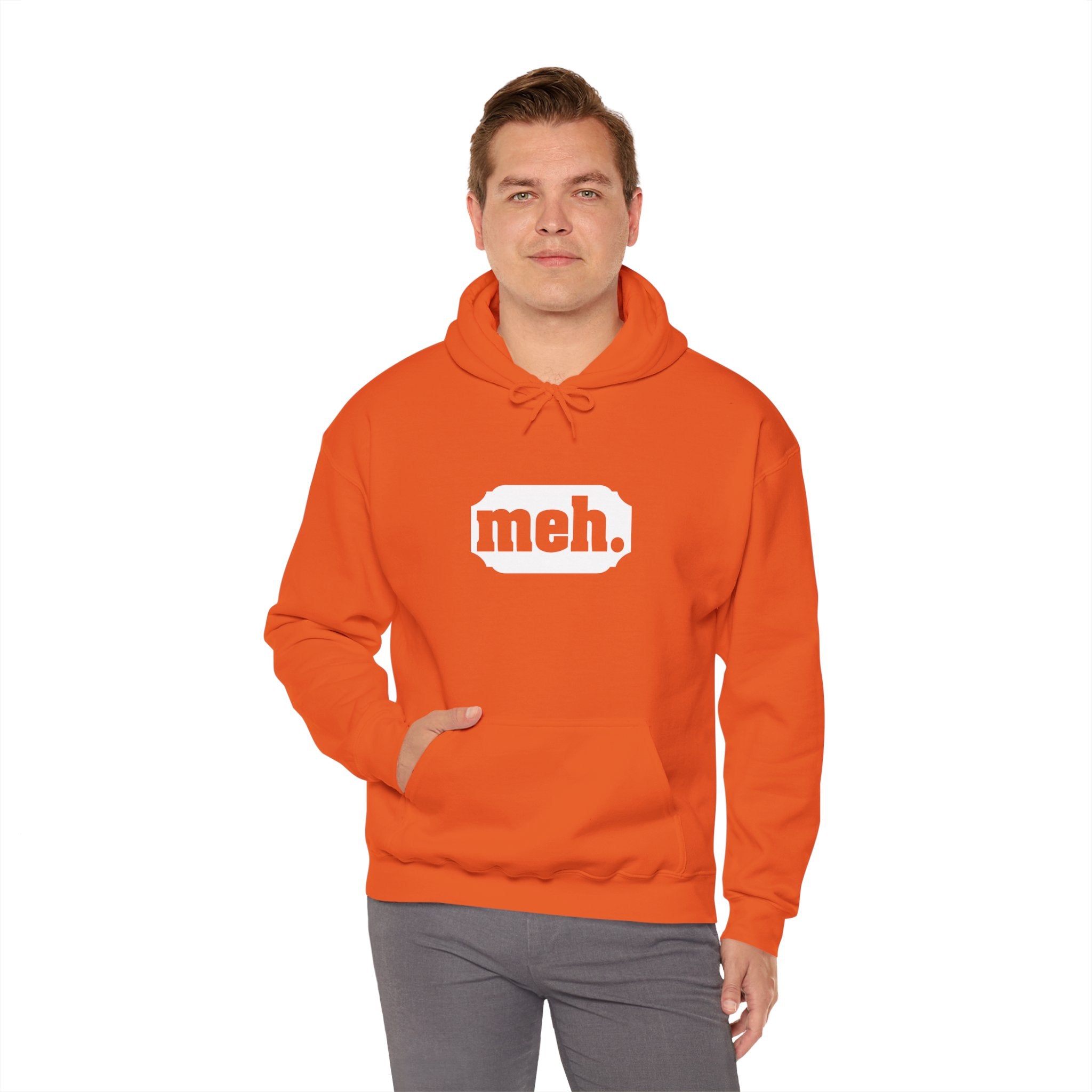 "Meh" Hoodie for Laid-Back Causal Outfit