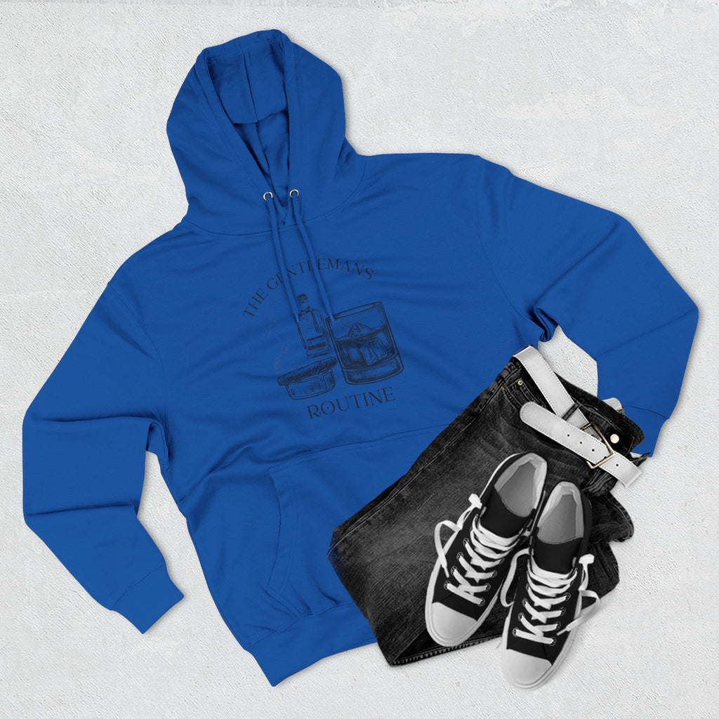 The Gentleman's Routine Cigar & Whiskey Cozy Fleece Hoodie