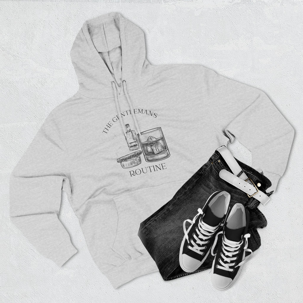 The Gentleman's Routine Cigar & Whiskey Cozy Fleece Hoodie