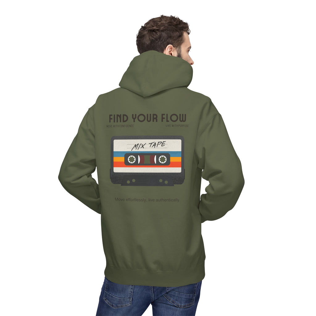 Find Your Flow Retro Mix Tape Hoodie