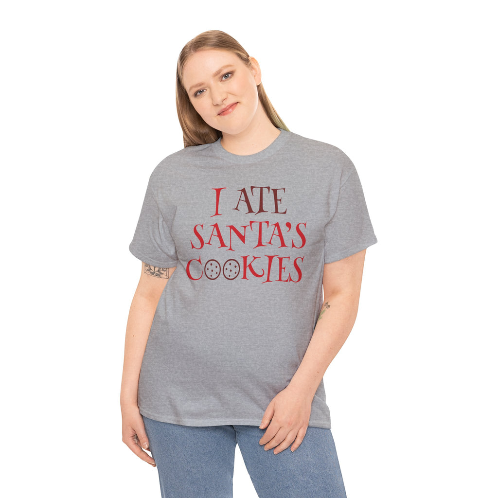 I Ate Santa's Cookies Christmas Tee — Funny Holiday Kids & Adult T-Shirt