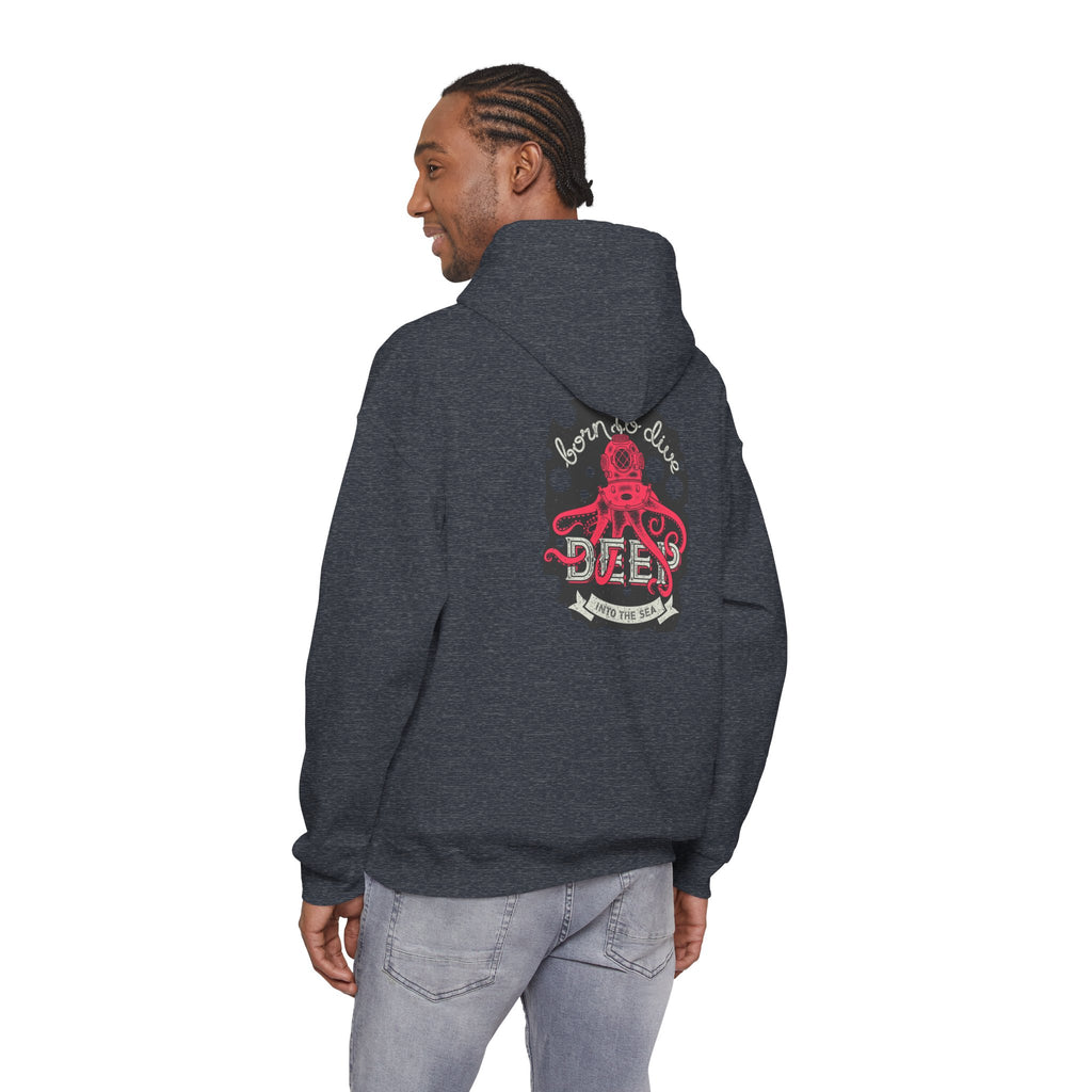 Adult Hoodie Deep Dive Octopus-Themed Hoodie