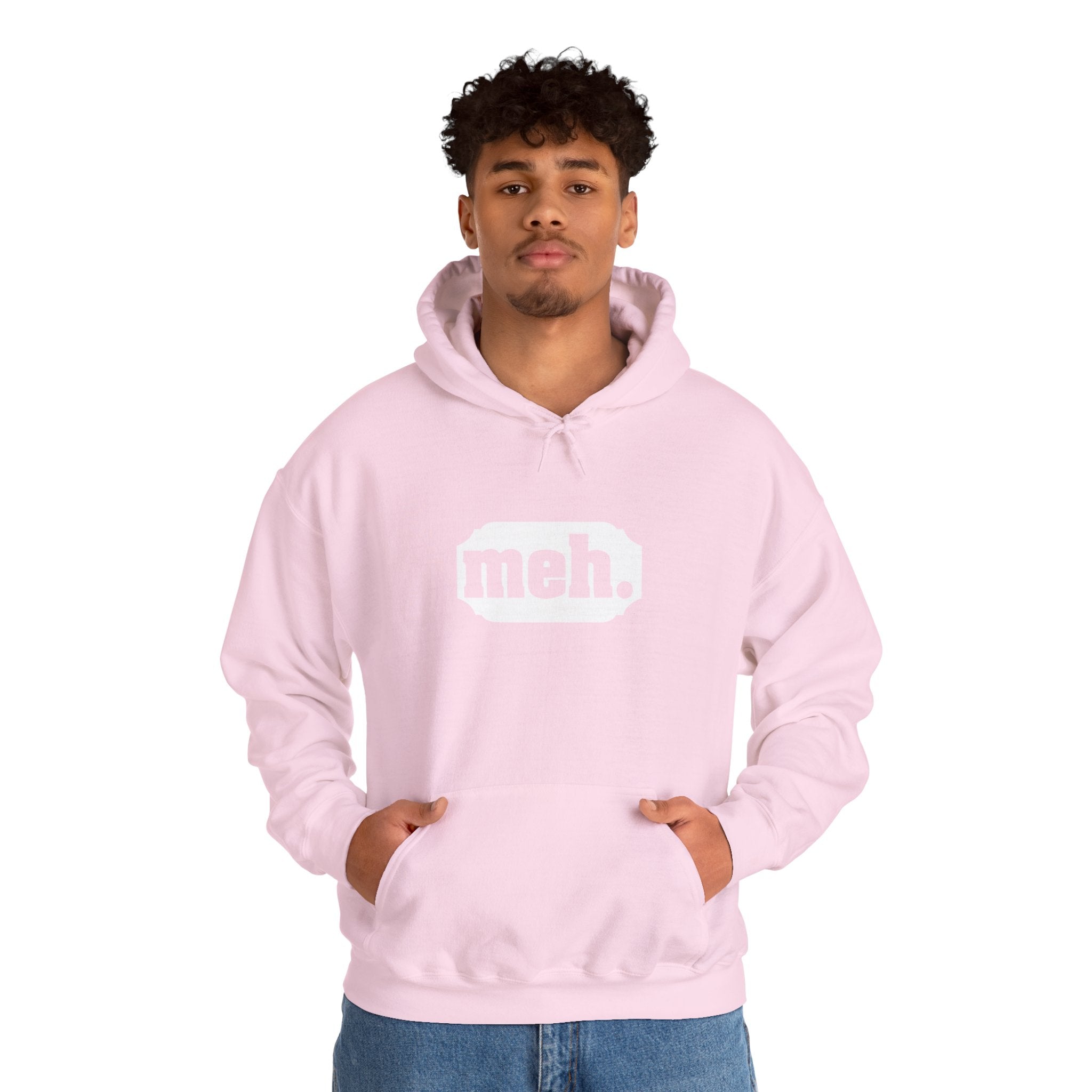 "Meh" Hoodie for Laid-Back Causal Outfit