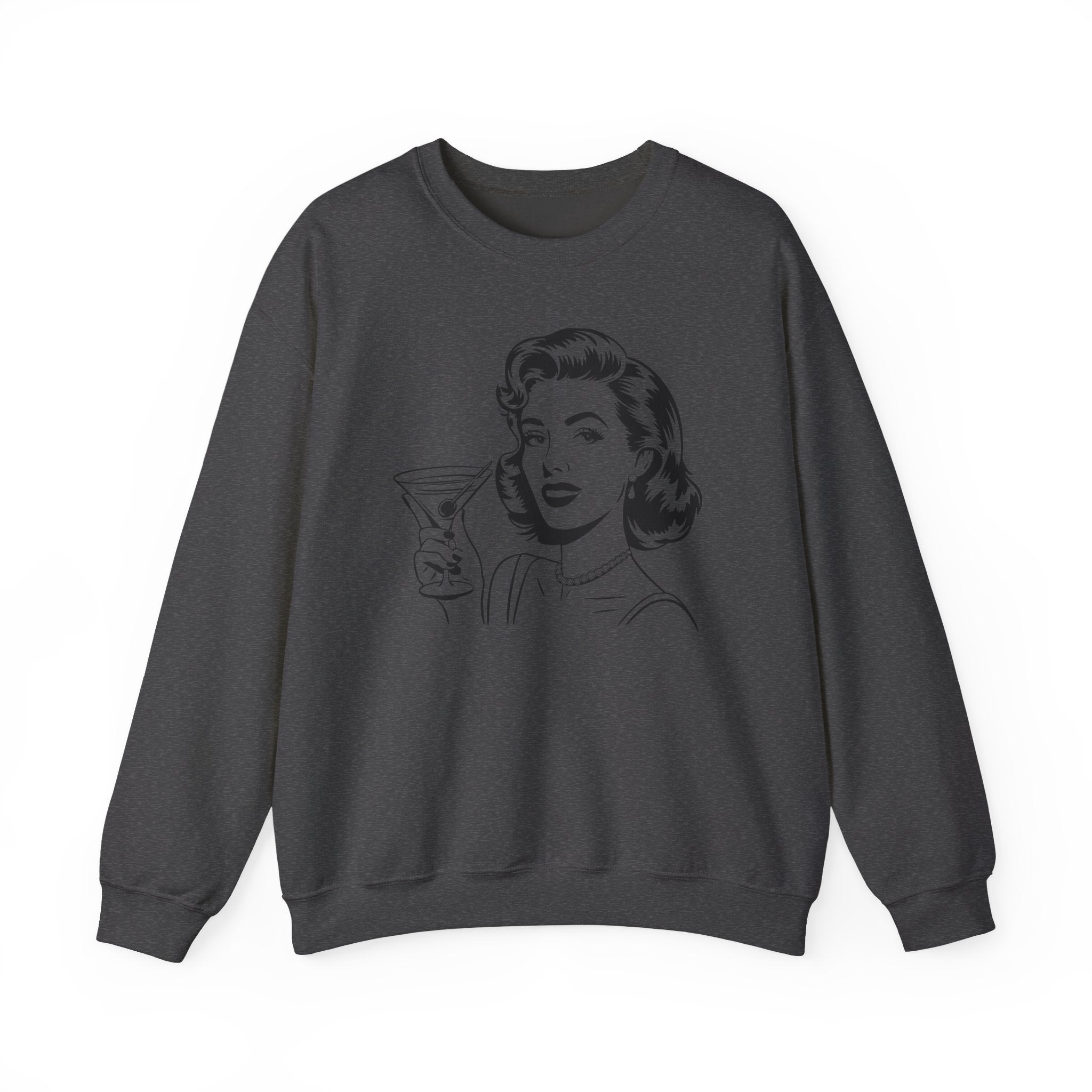 Glamour Girl Crewneck Sweatshirt Vintage Style