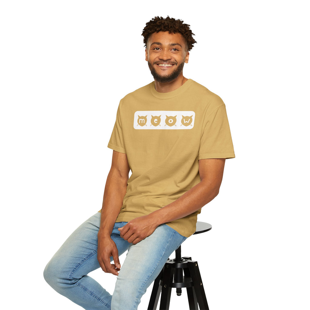 Cat Lover's Meow Unisex T-shirt, Soft Casual Tee