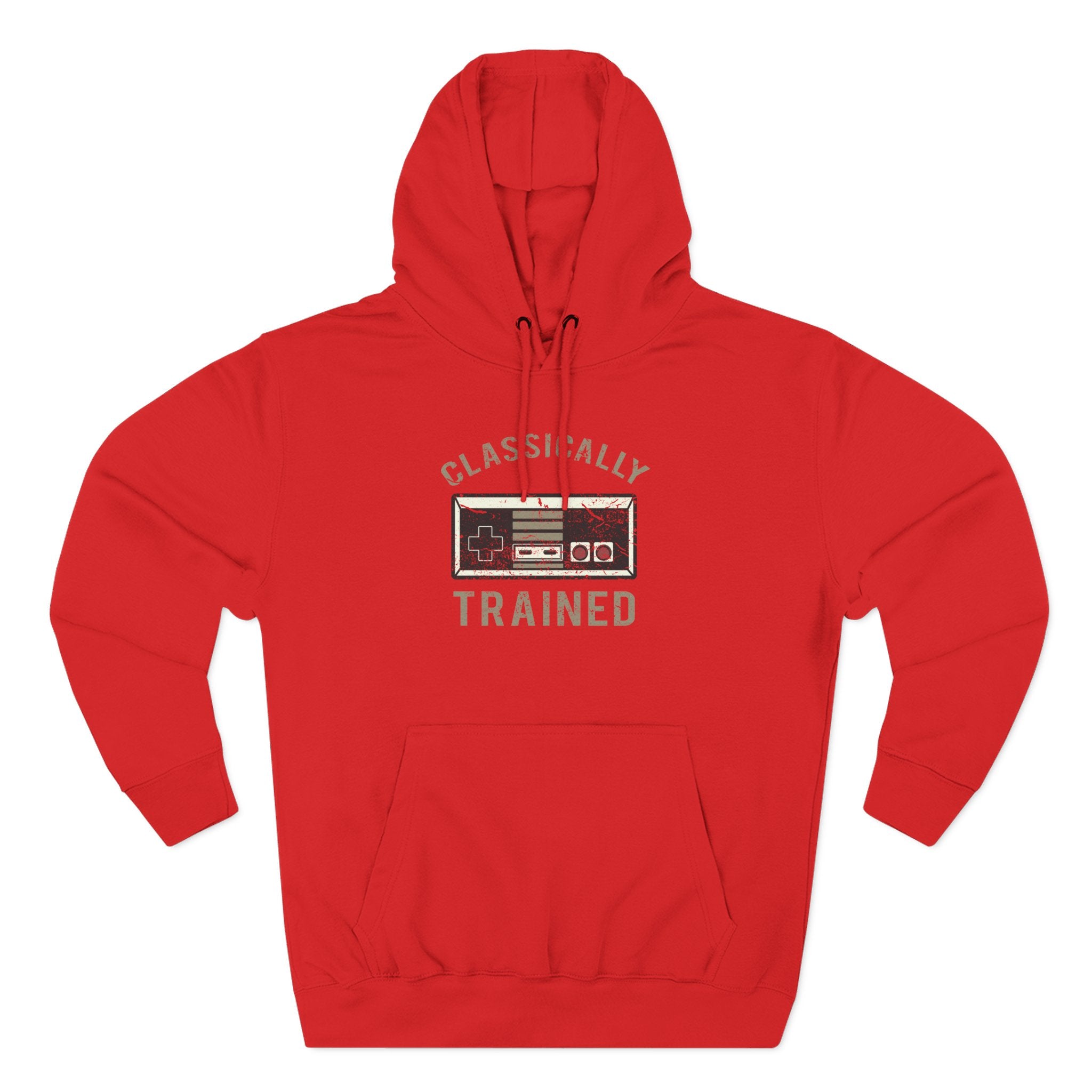 Gamer Fleece Hoodie - Classically Trained, Cozy Sweatshirt Gift