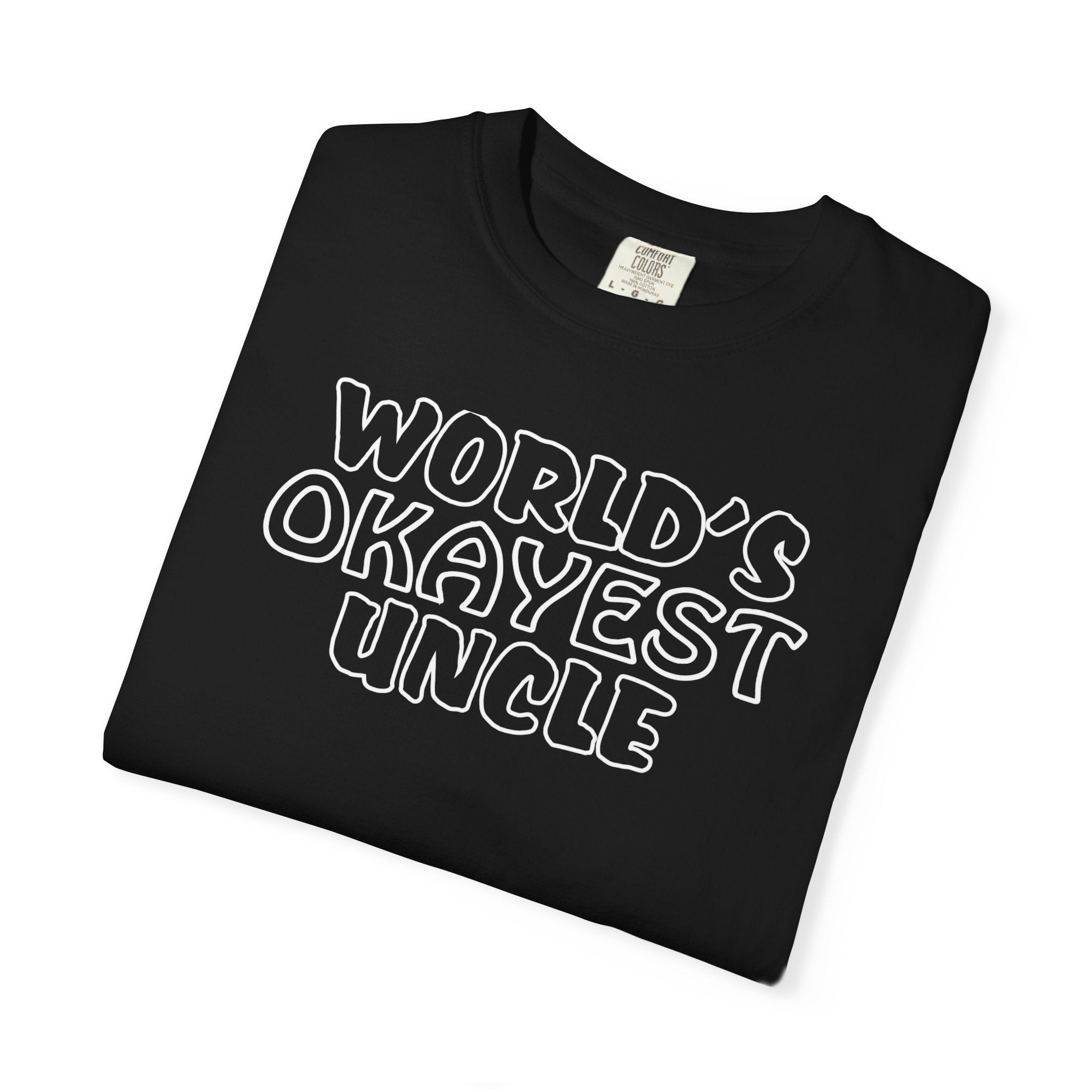 Worlds Okayest Uncle Mens T-Shirt - Perfect Gift for Him