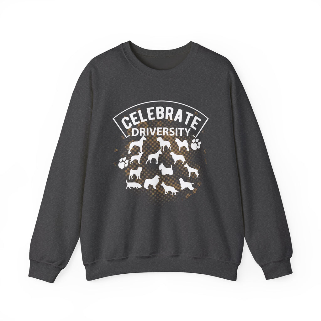 Celebrate Diversity Dog Breeds Crewneck Sweatshirt