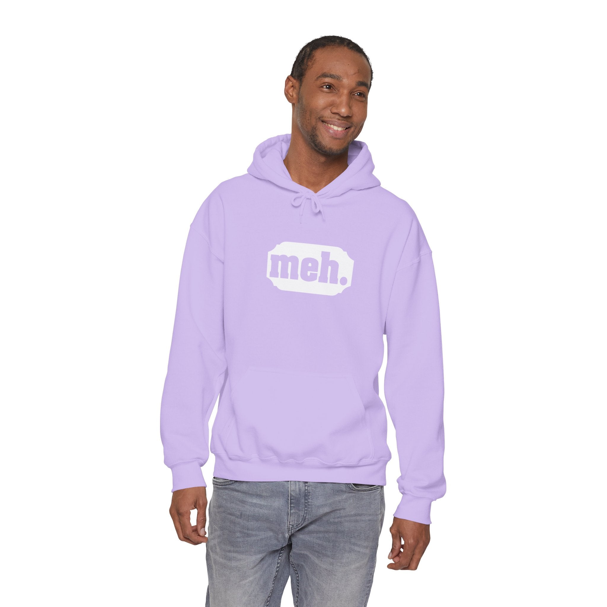 "Meh" Hoodie for Laid-Back Causal Outfit